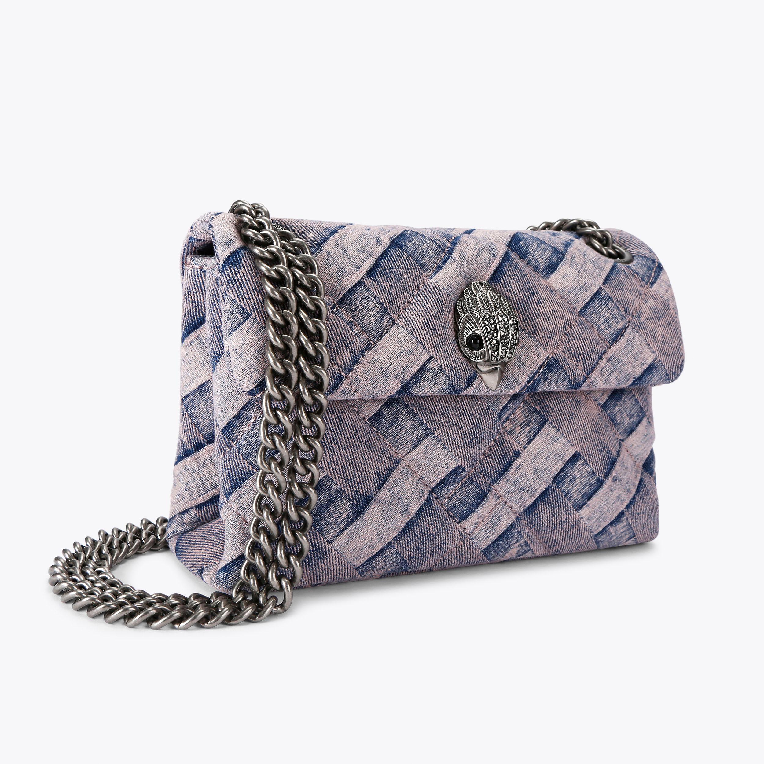 MINI KENSINGTON SOFT BAG Pink Denim Mini Cross Body Bag by