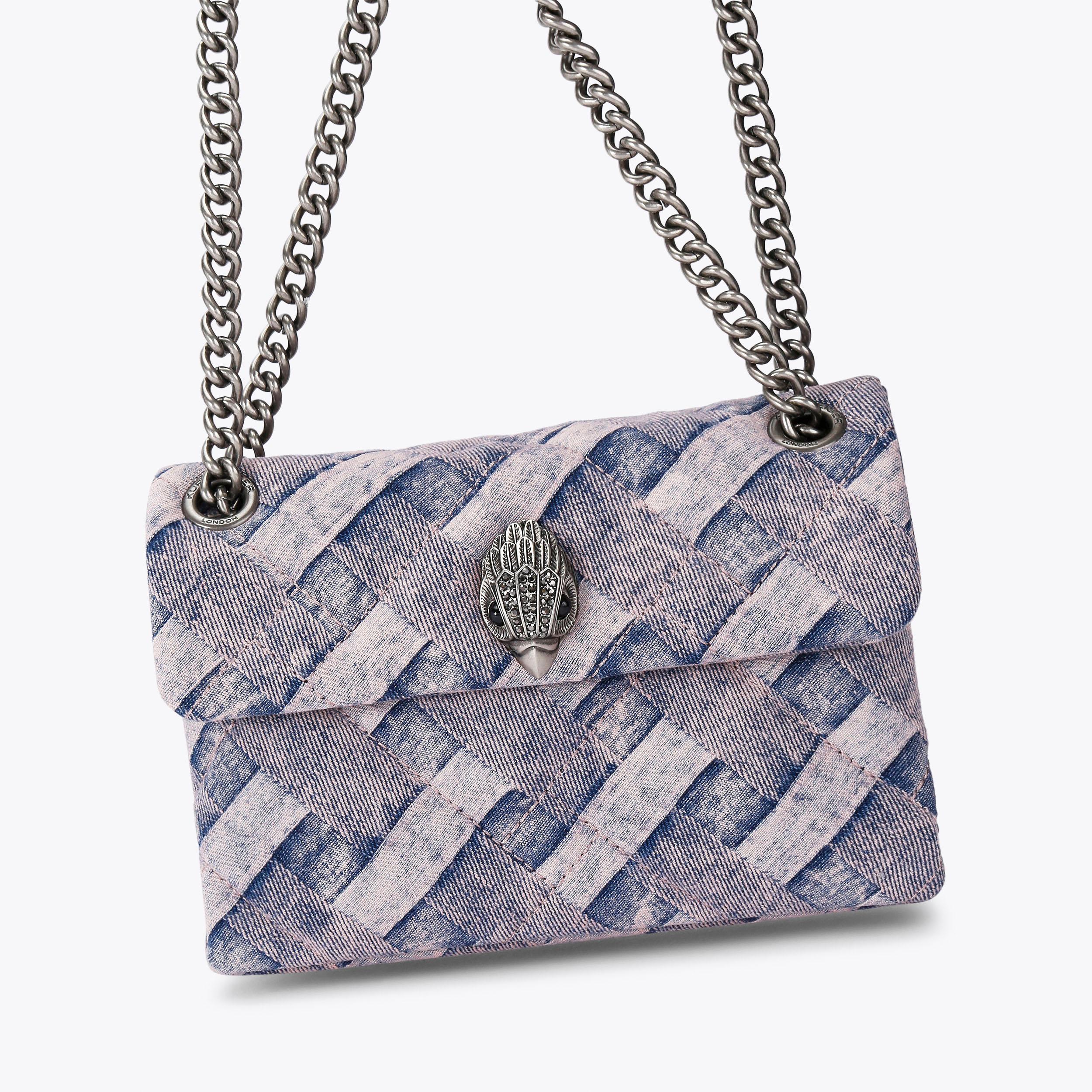 MINI KENSINGTON SOFT BAG Pink Denim Mini Cross Body Bag by