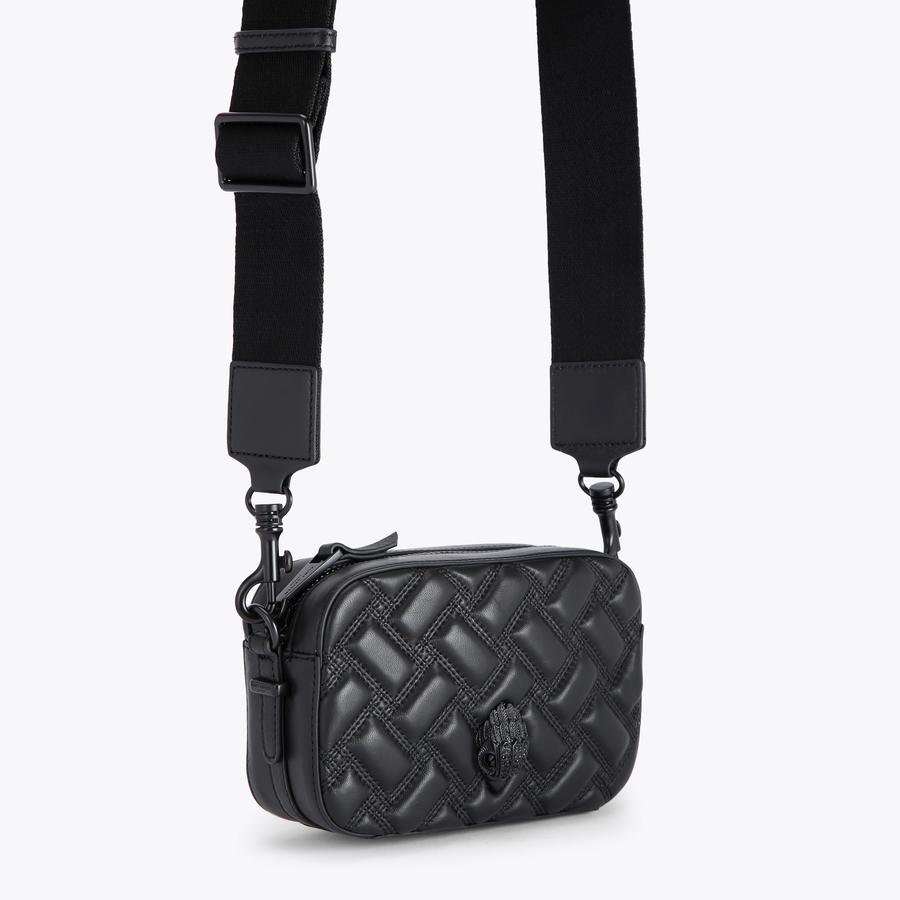 KENSINGTON SM CAMERA DRCH Black Drench Cross Body Camera Bag