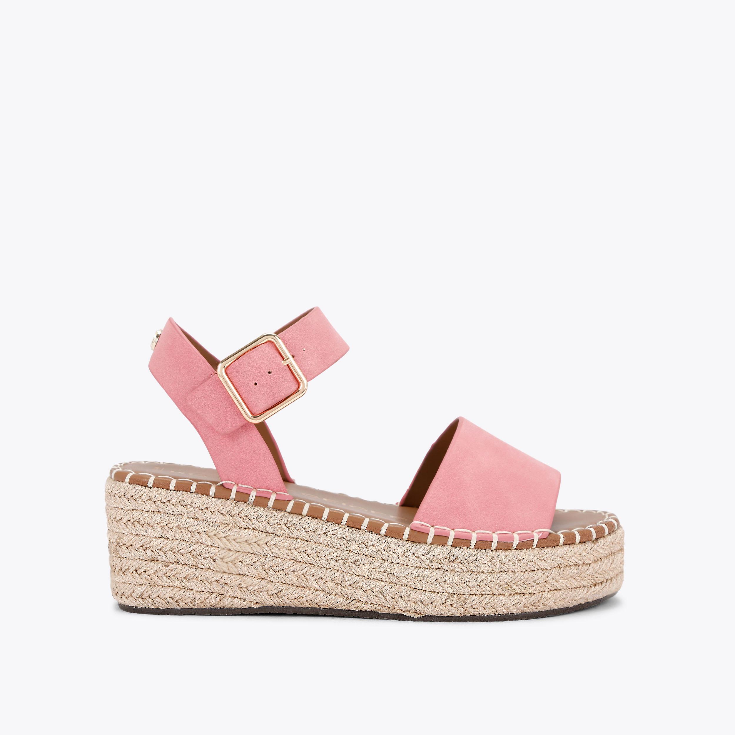 carvela by kurt geiger PIA Pink Suedette Sandals by KG KURT GEIGER