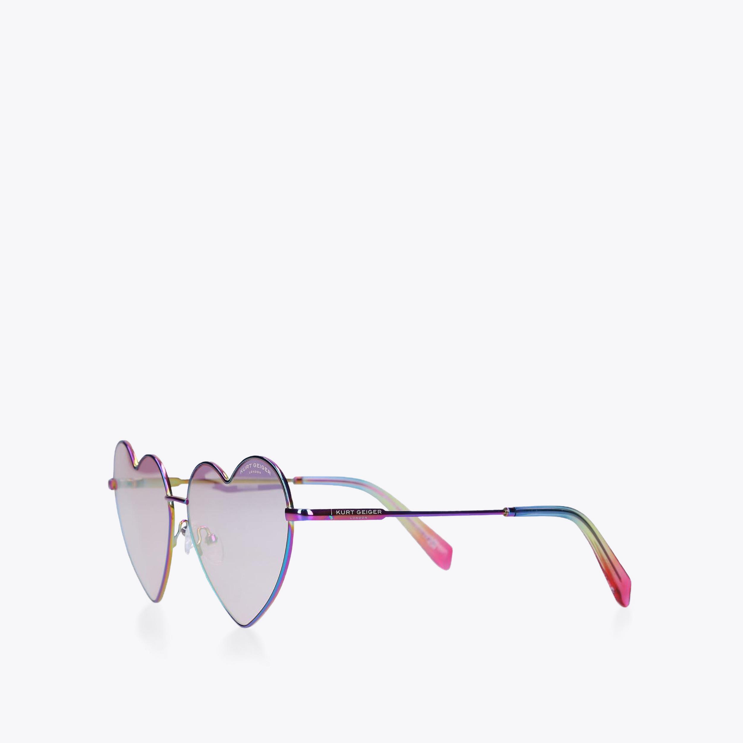 vanguardlove♥ METAL HEART SUNGLASSES Metal Heart Shaped Sunglasses by KURT