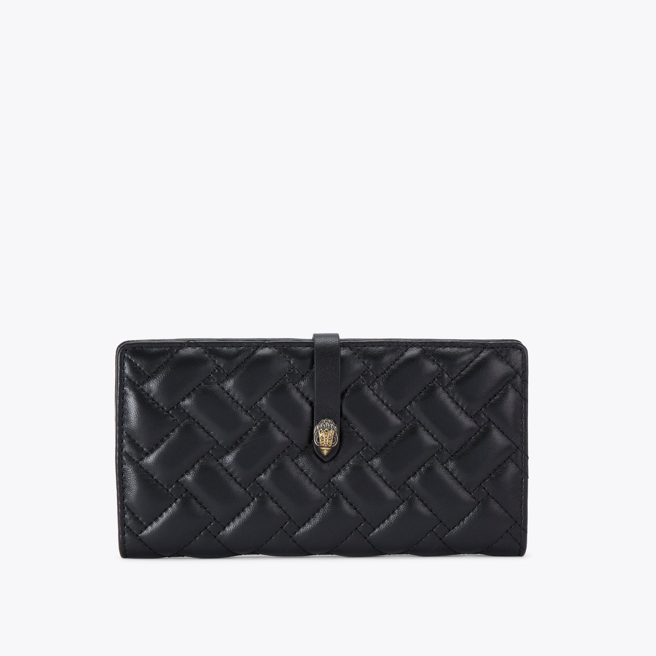 carvela by kurt geiger LEATHER SOFT WALLET Black Leather Wallet by KURT GEIGER LONDON