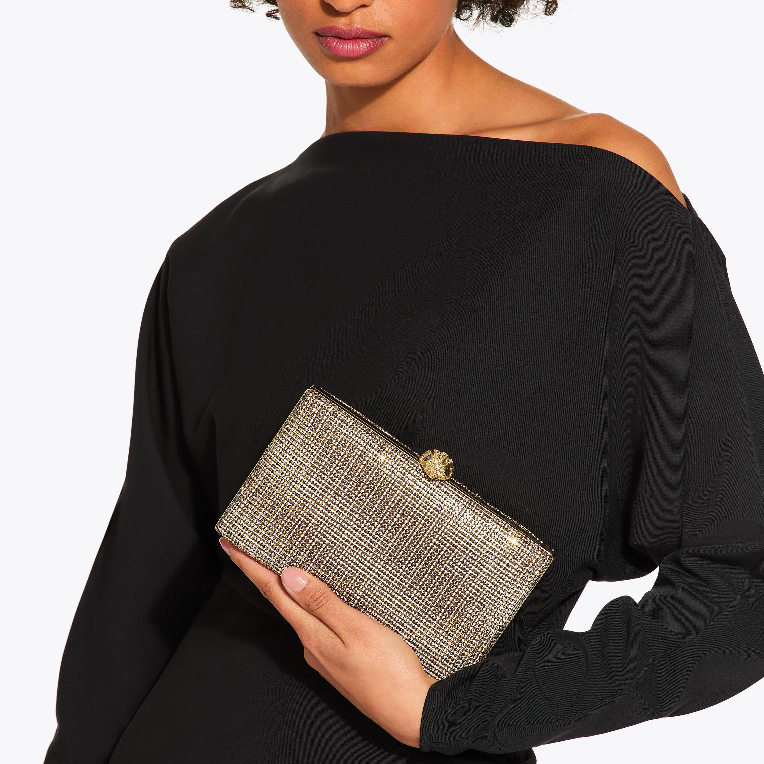 Kurt geiger gold hot sale clutch bag