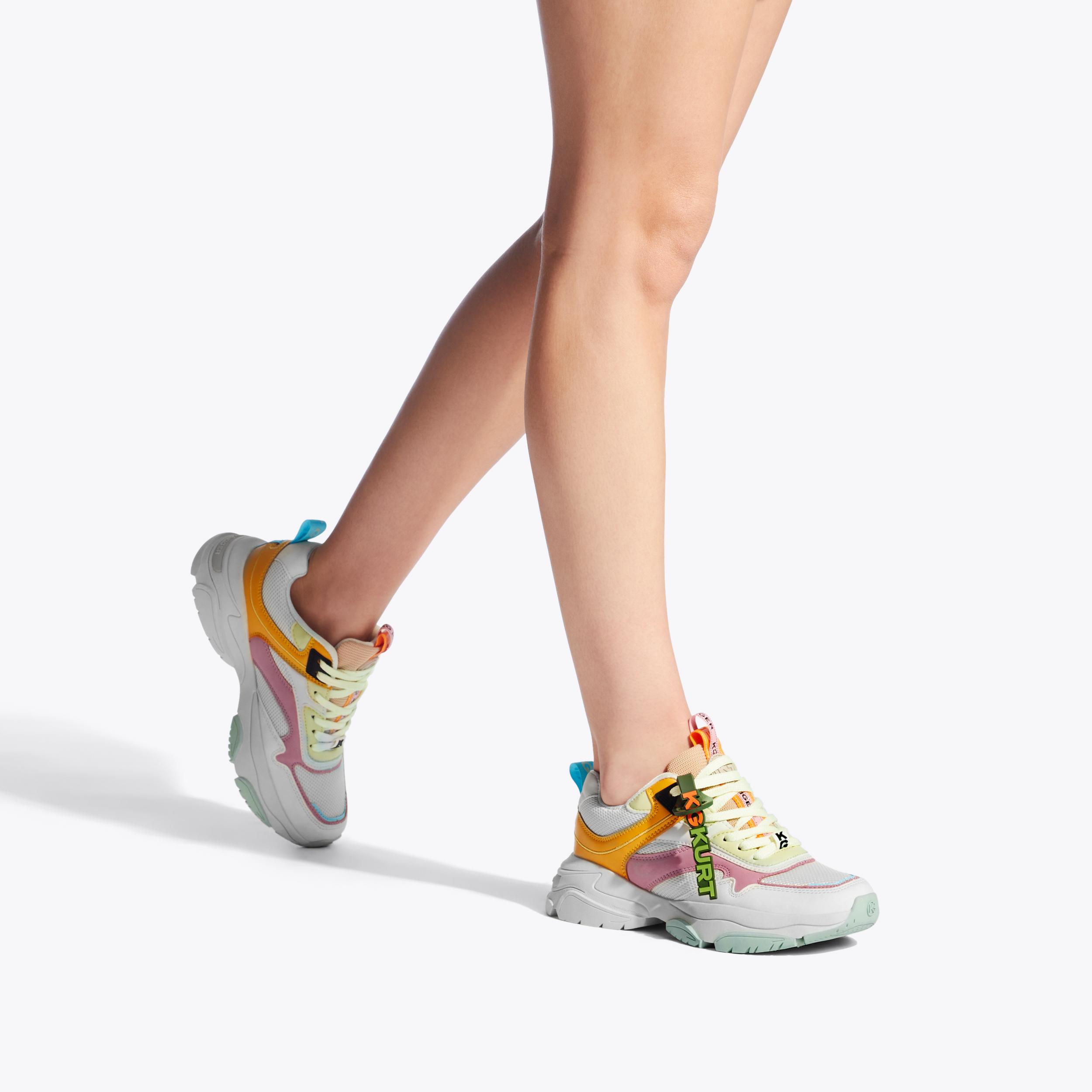 LEXI White Rubber Lace Up Sneaker by KG KURT GEIGER
