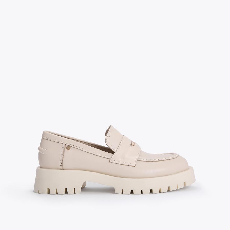 STOMPER Bone Leather Loafers by CARVELA