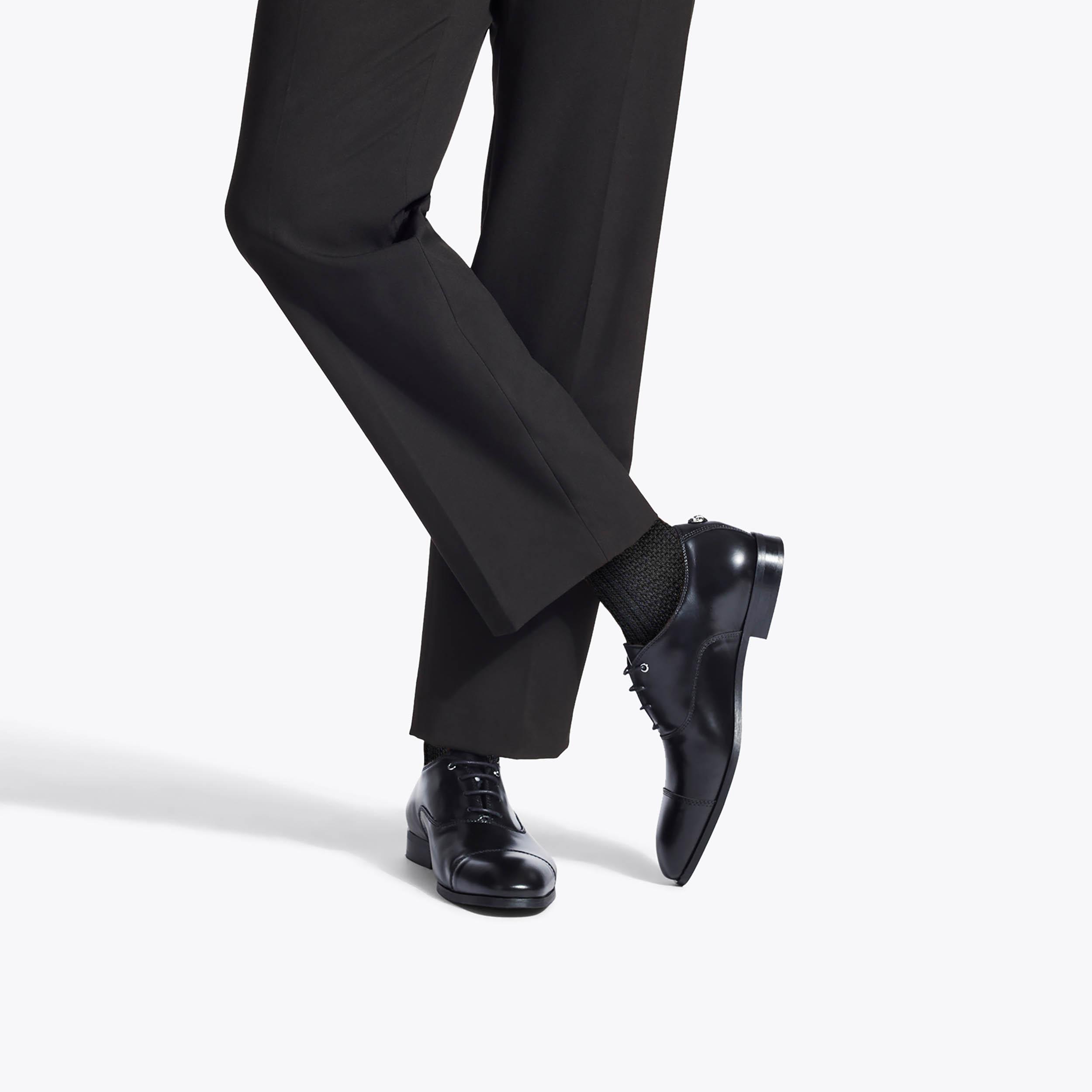 HARRIS OXFORD Black Leather Oxford Lace Ups by KURT GEIGER LONDON