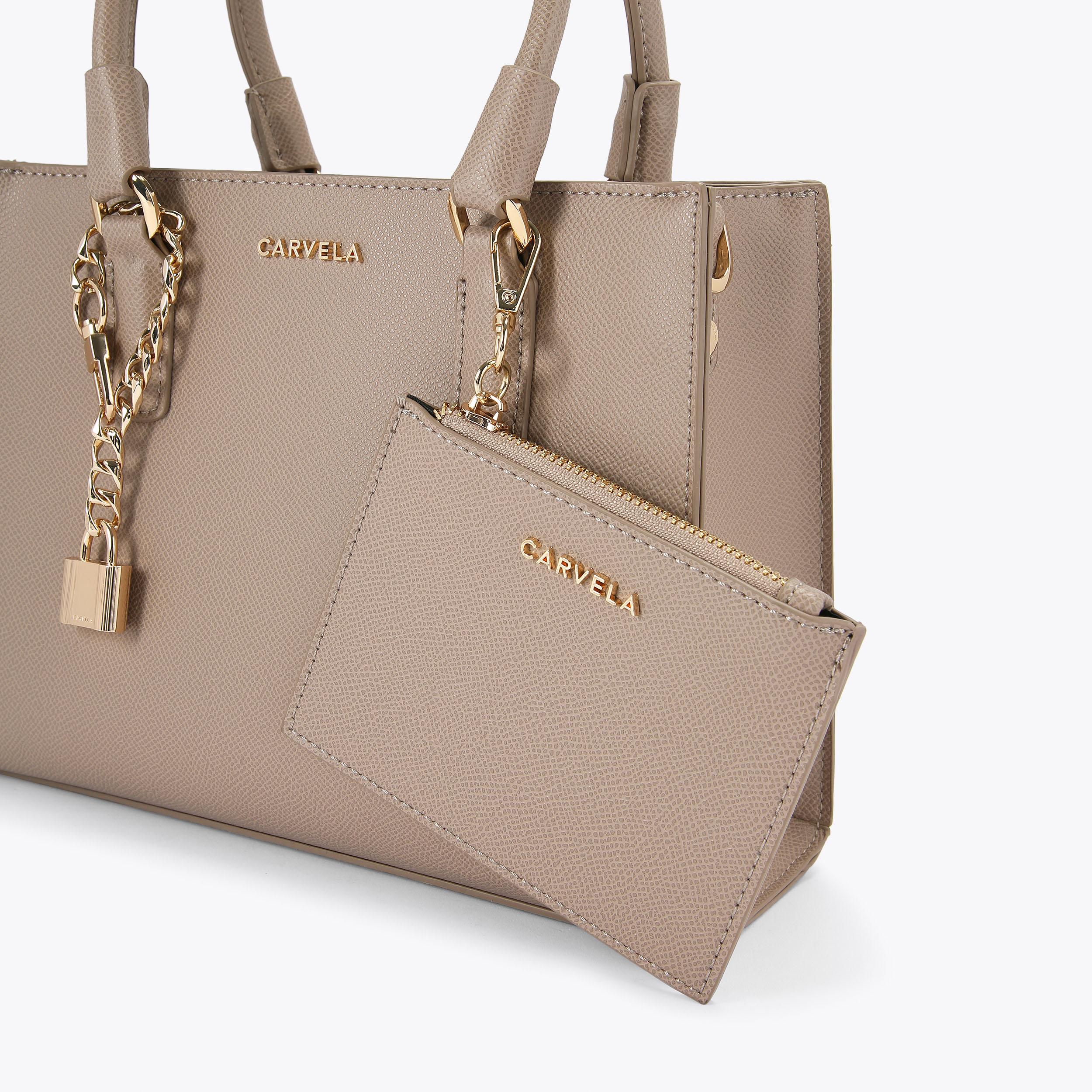 MINI LATTE mini tote bag by CARVELA