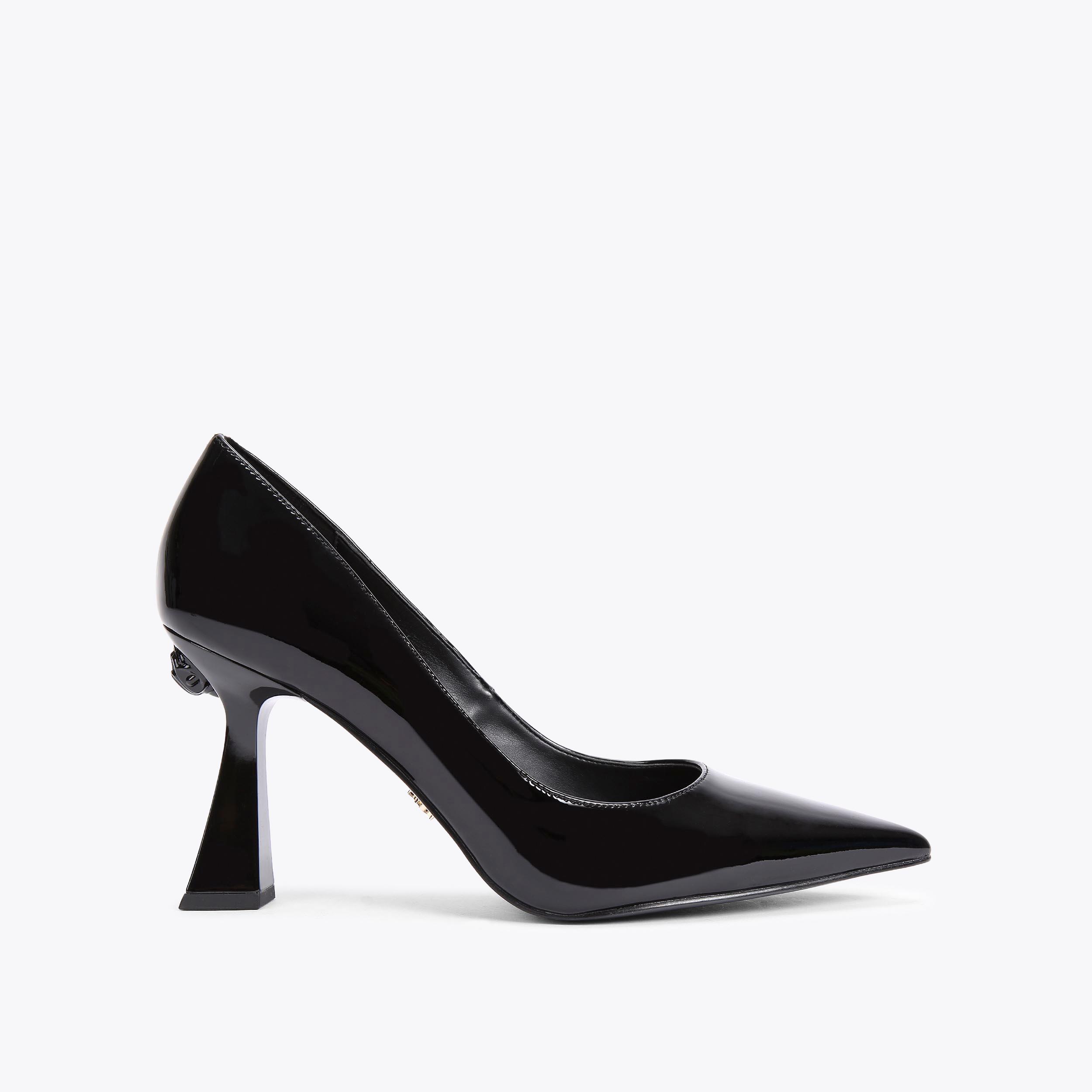 Kurt geiger black patent on sale shoes