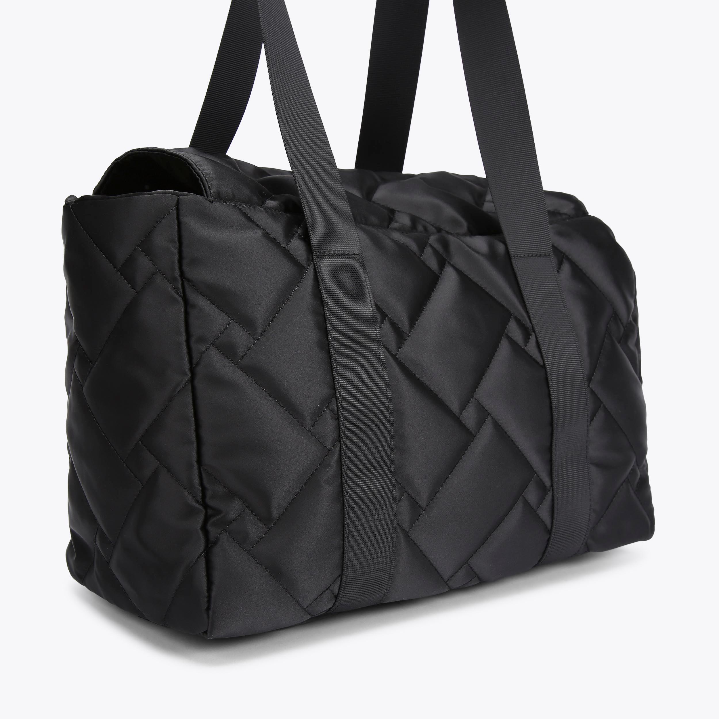 RECYCLED DOG BAG Black Quilted Dog Bag by KURT GEIGER LONDON