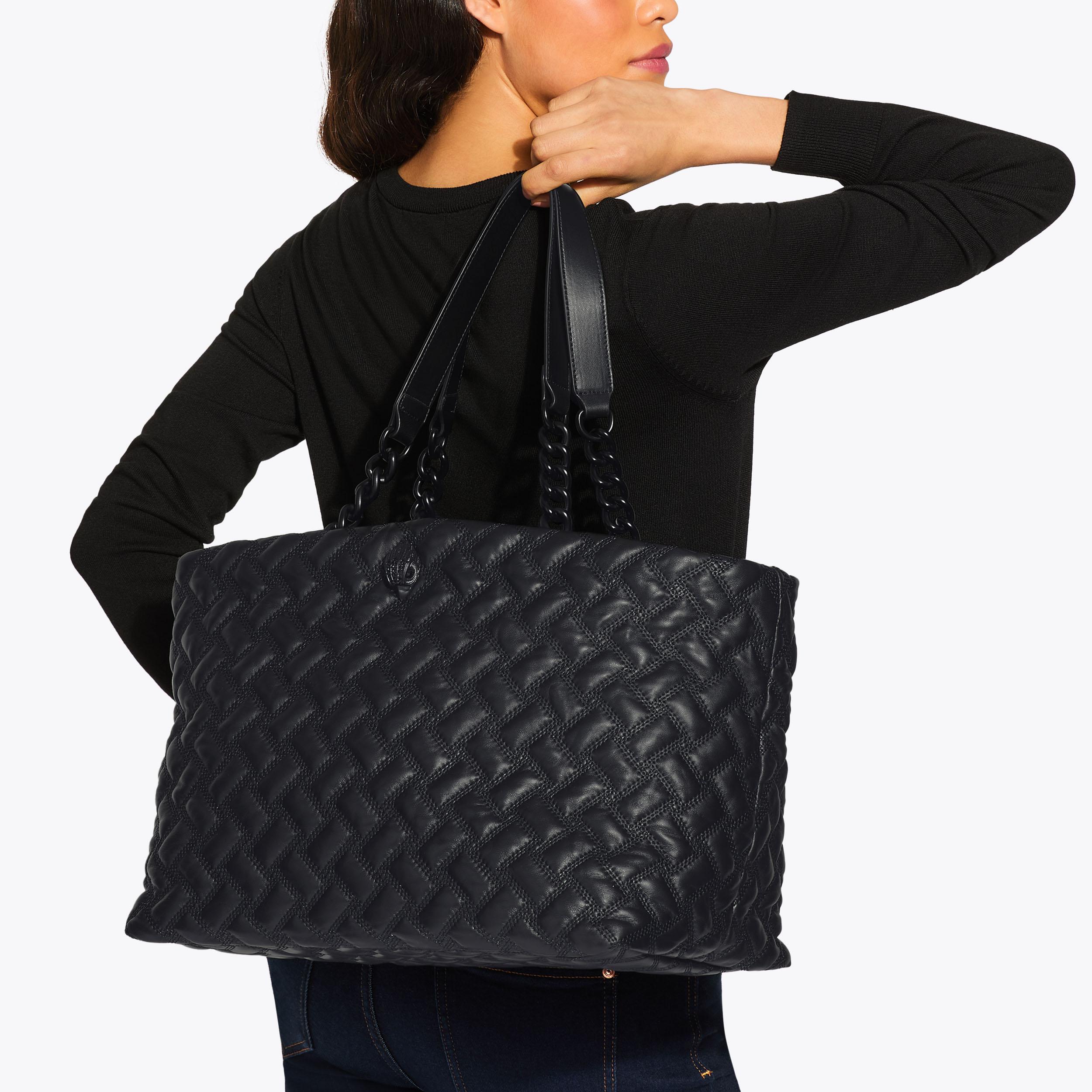 KENSINGTON DRENCH SHOPPER Black Shopper Tote by KURT GEIGER LONDON