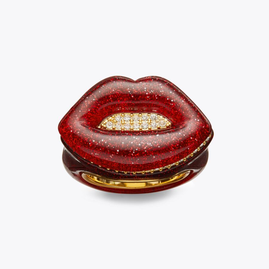 Red lips ring store