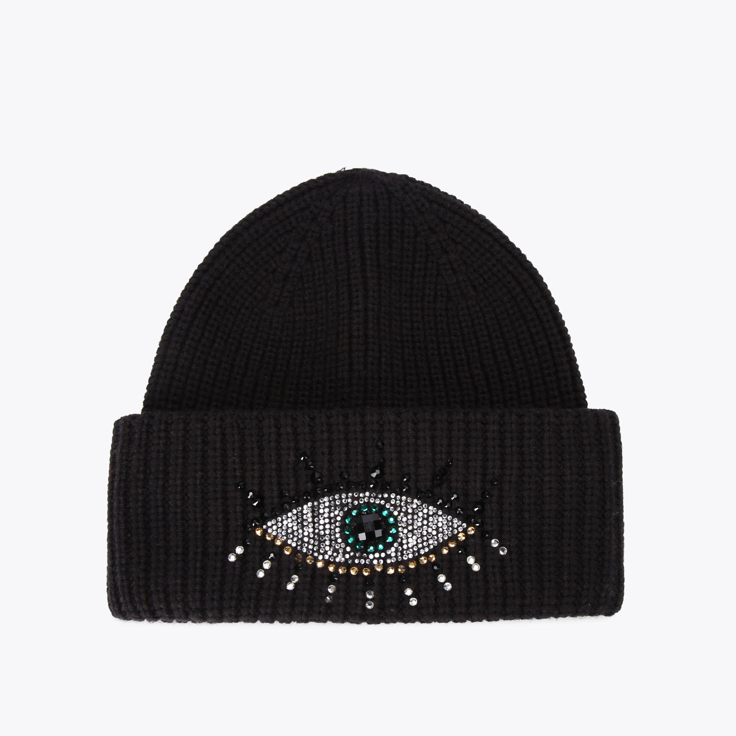 Eyelet Beanie(Black) main image 1