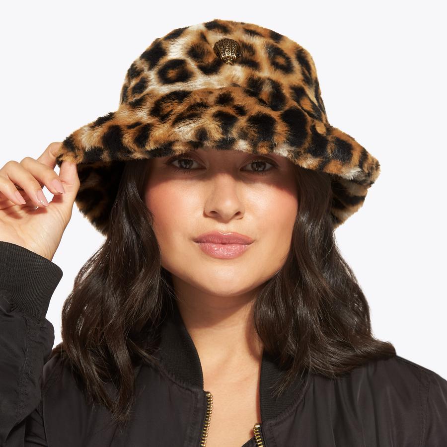 Leopard print bucket hat online