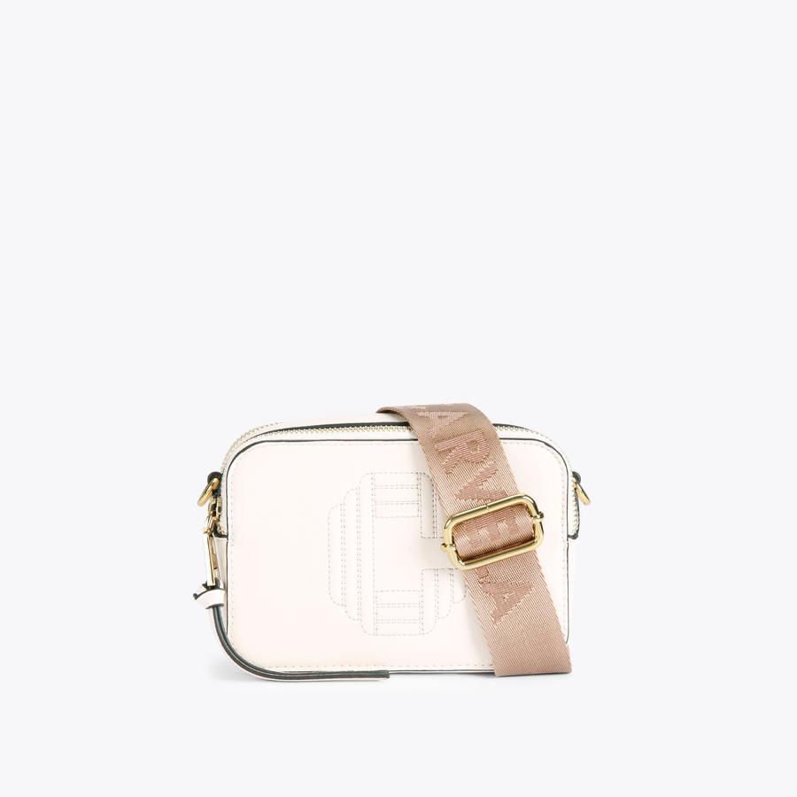 ICON MINI X BODY Bone Cross Body Bag by CARVELA