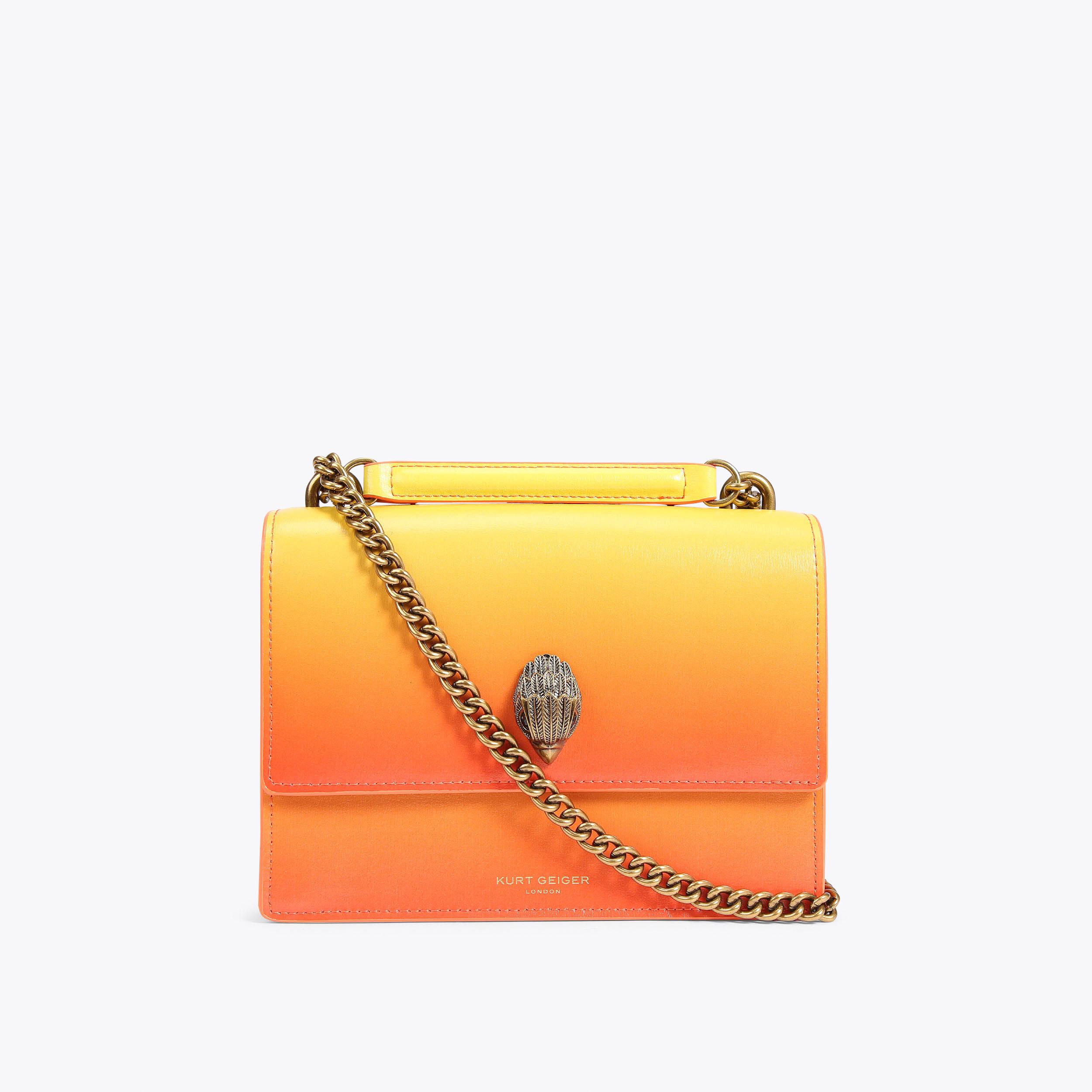 kurt geiger orange bag