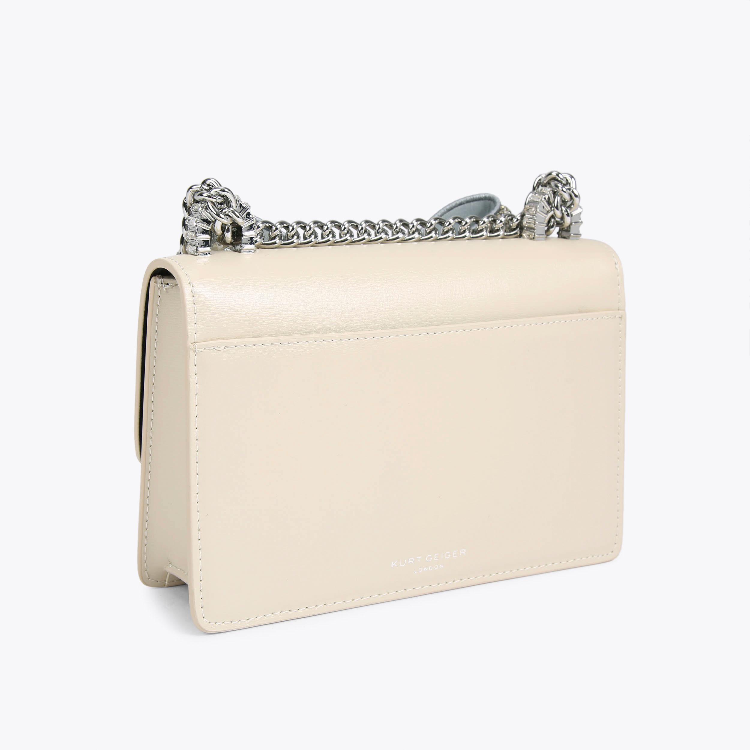 SHOREDITCH SM CROSS BODY Bone Leather Cross Body Bag by KURT GEIGER LONDON