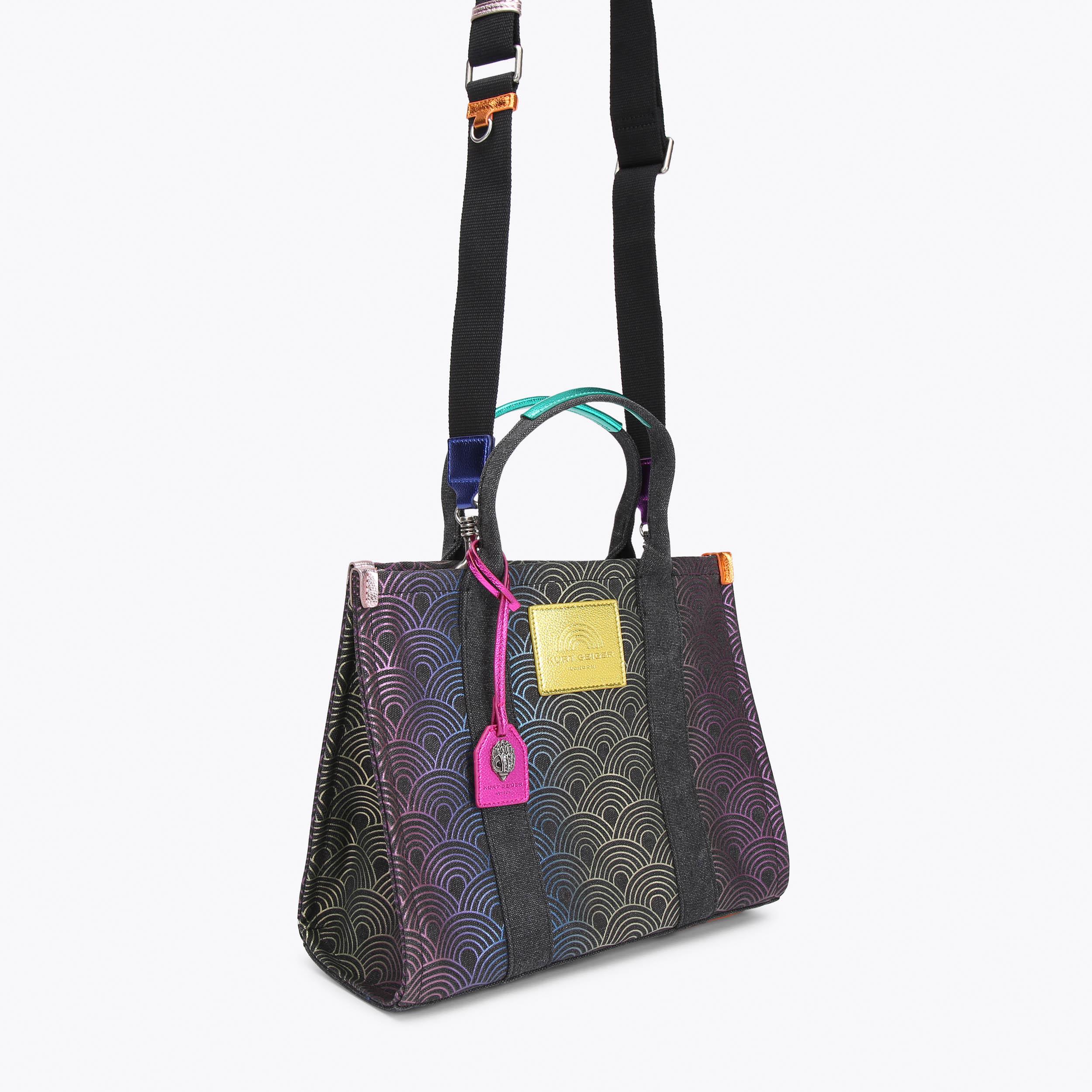 Southbank Tote Rainbow Ombre Cross Body Bag By Kurt Geiger London