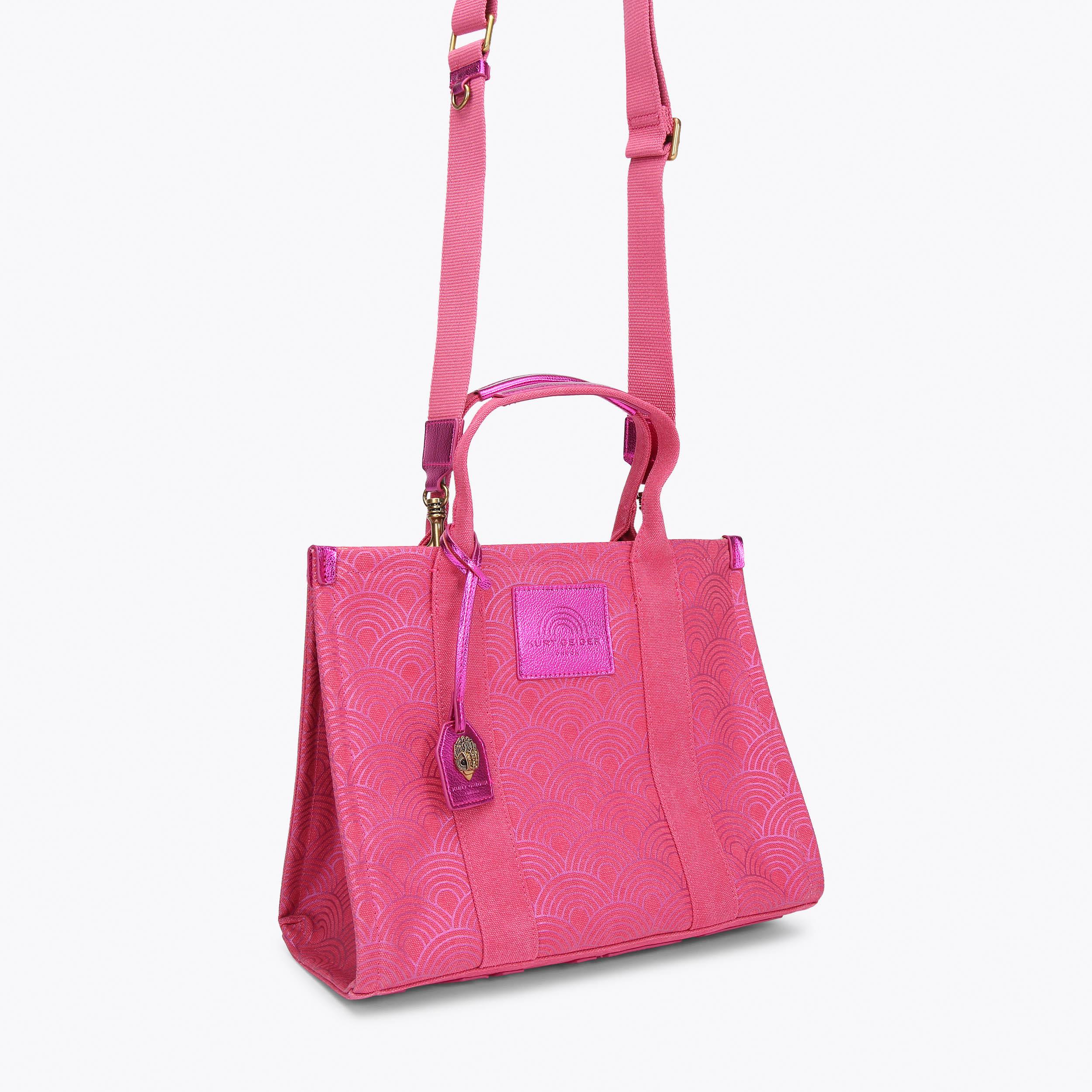 SOUTHBANK TOTE Pink Rainbow Cross Body Bag by KURT GEIGER LONDON