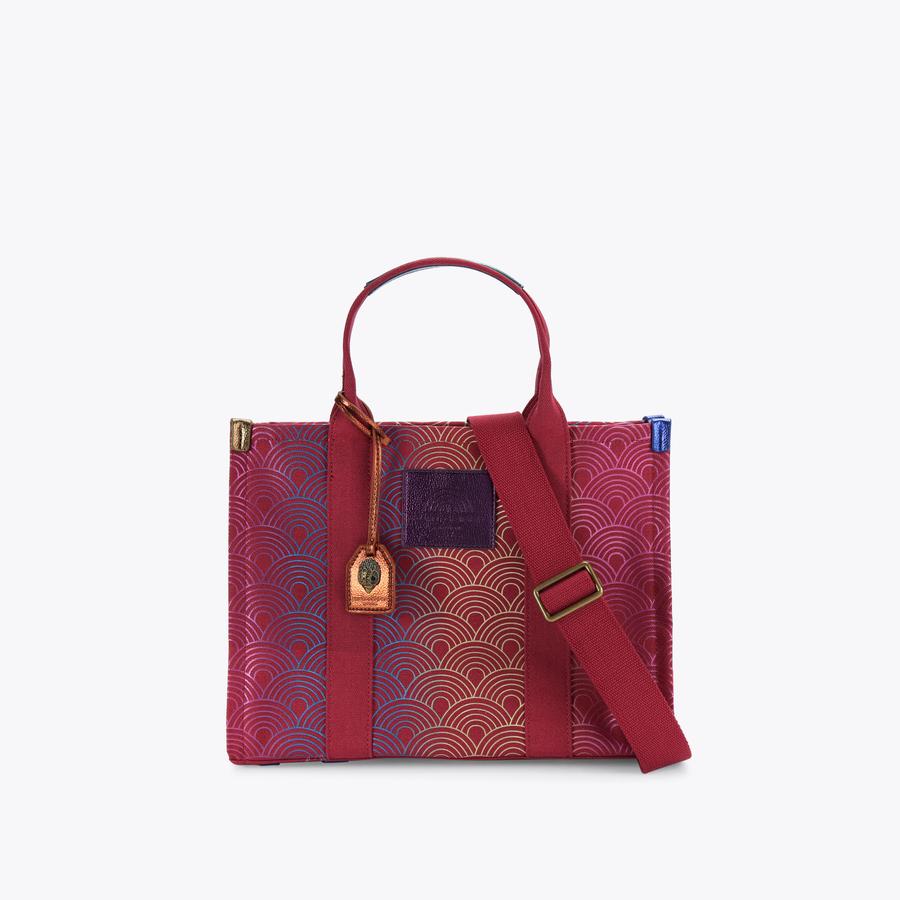 ミュージシャン GNU LOGO LEISURE TOTEBAG PURPLE/RED Marc Jacobs