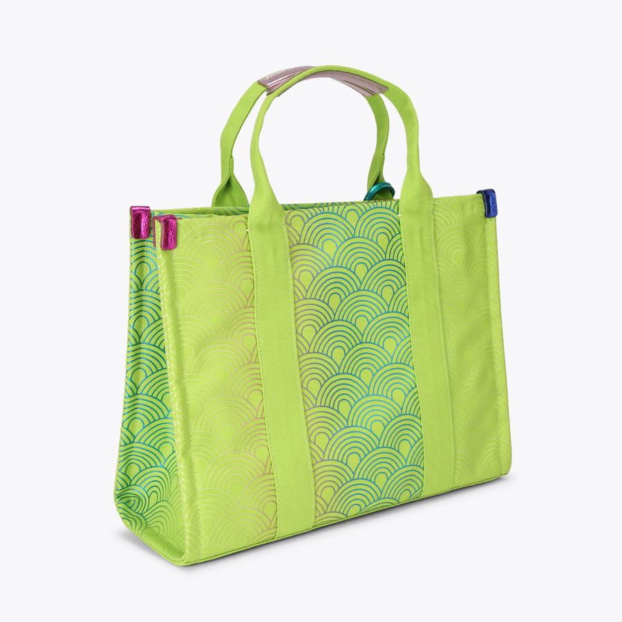 SOUTHBANK TOTE Lime Tote Bag by KURT GEIGER LONDON