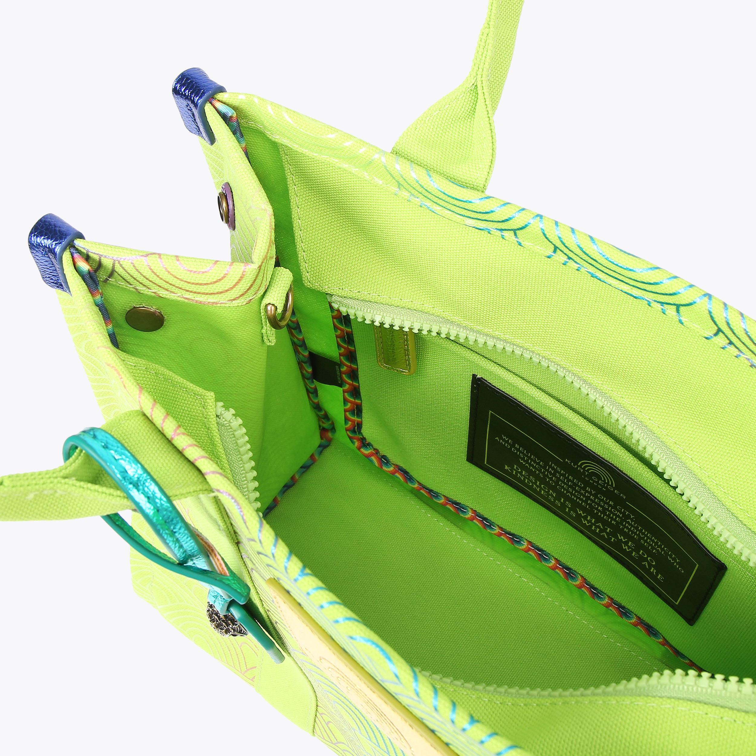 SOUTHBANK TOTE Lime Tote Bag by KURT GEIGER LONDON