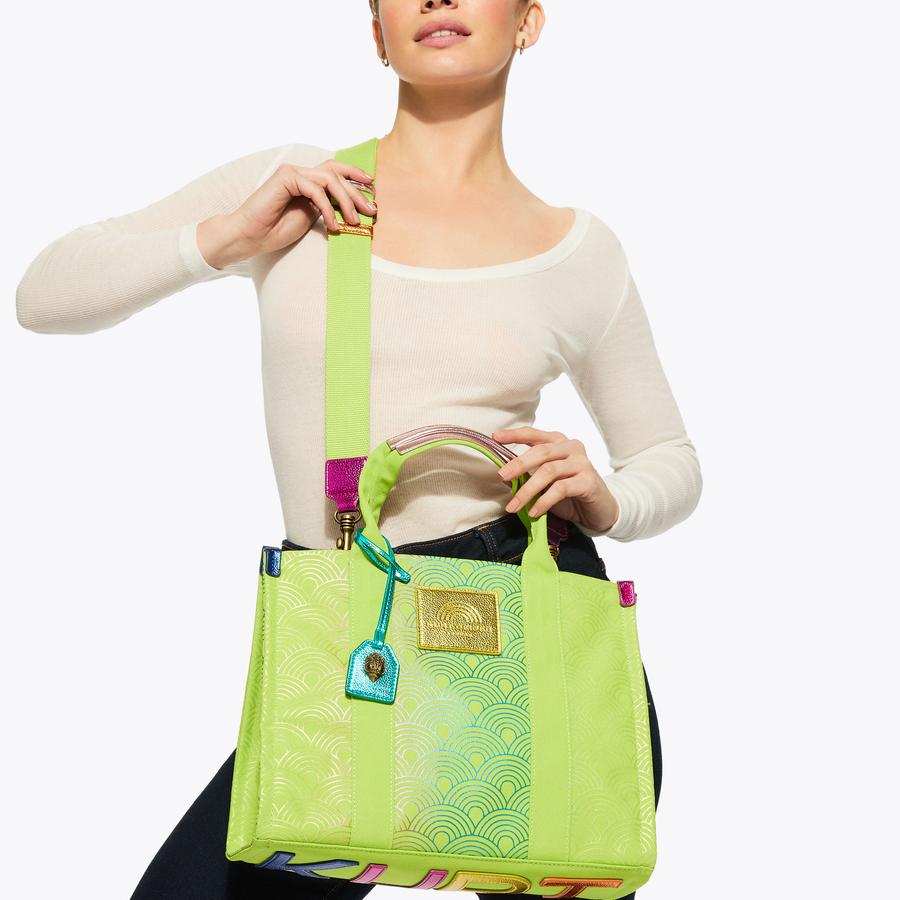 SOUTHBANK TOTE Lime Tote Bag by KURT GEIGER LONDON