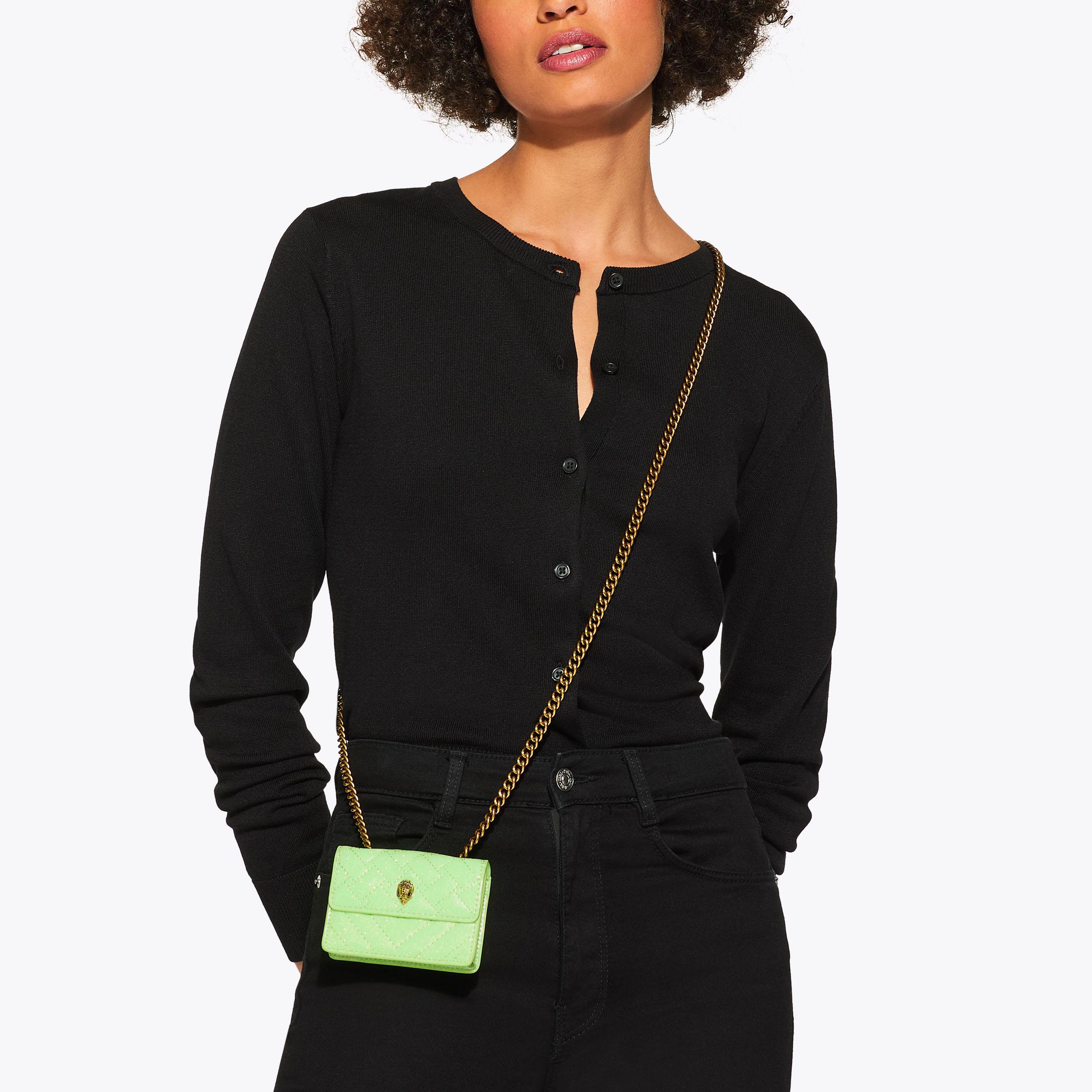 MICRO KENSINGTON Green Micro Kensington by KURT GEIGER LONDON