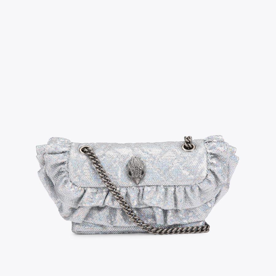 KURT GEIGER LONDON Mini Kensington Sequins Quilted Crossbody Bag offers