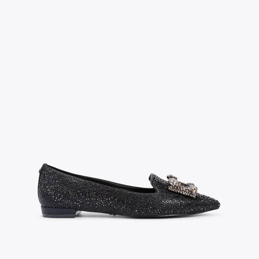 Carvela black flats deals