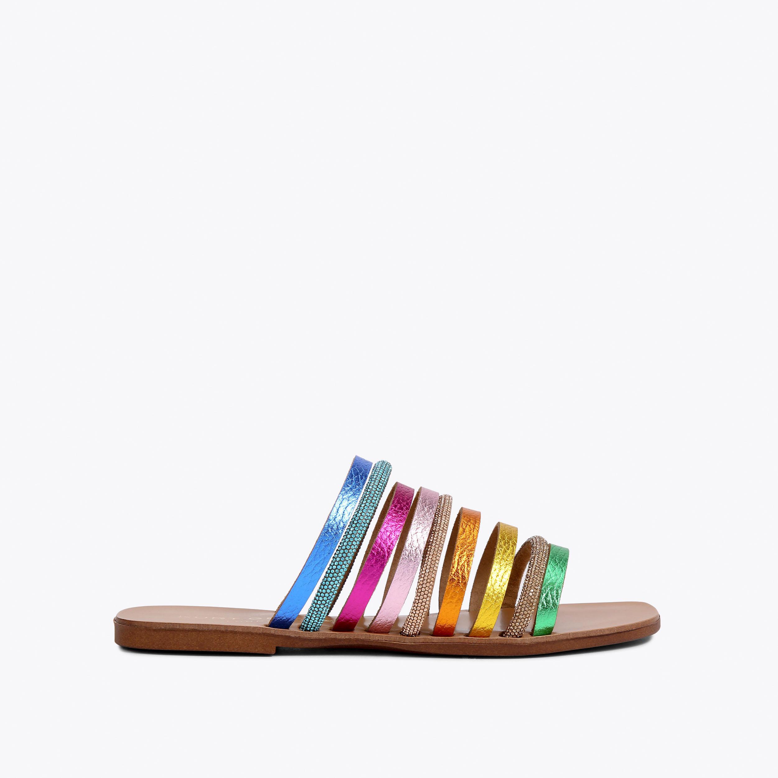 Kurt geiger deals rainbow sandals