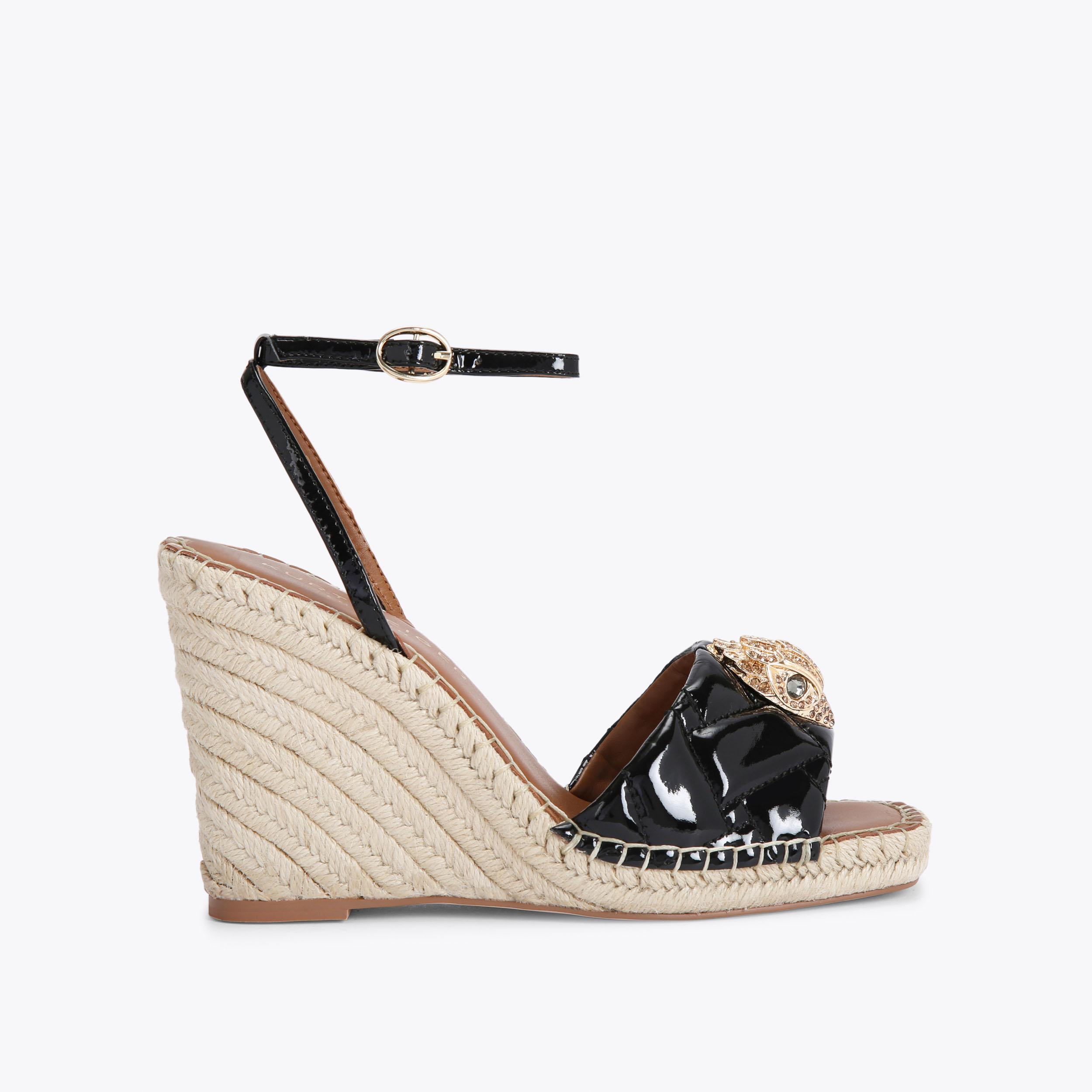 Kurt geiger black sales espadrilles