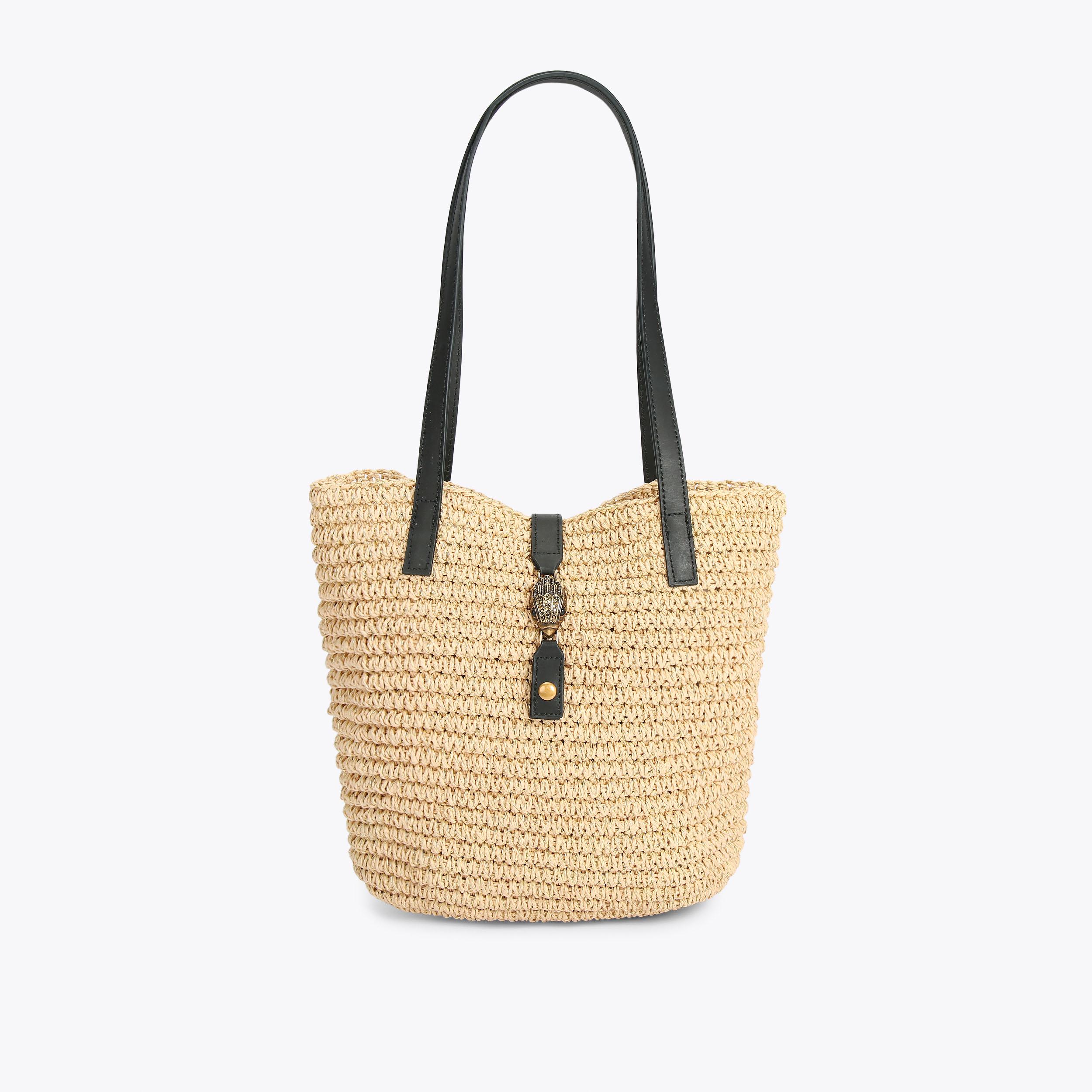 Kurt geiger raffia bag new arrivals