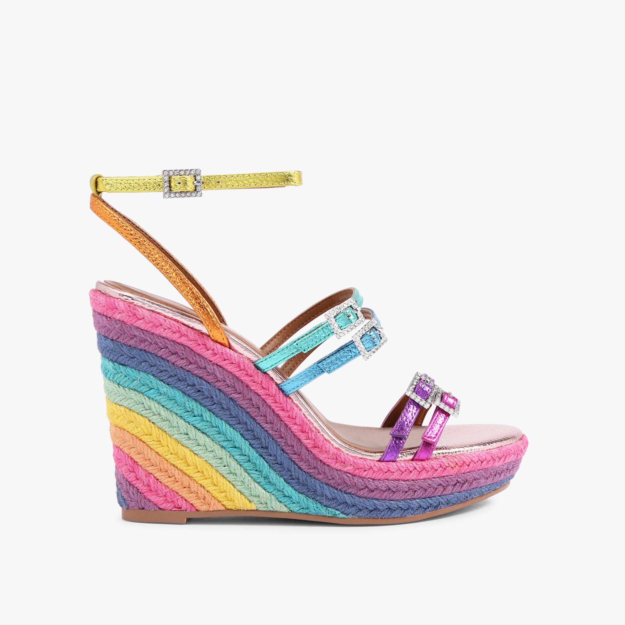 Kurt geiger multi coloured sandals new arrivals