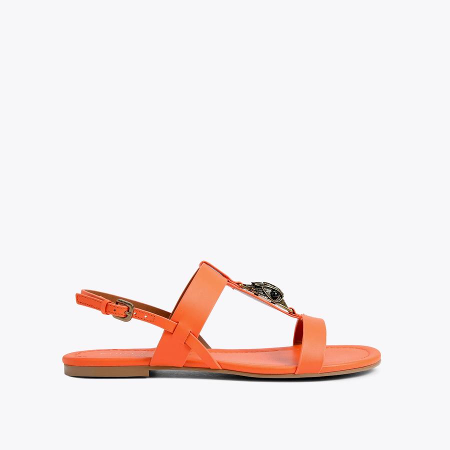 Kurt geiger orange sandals hot sale