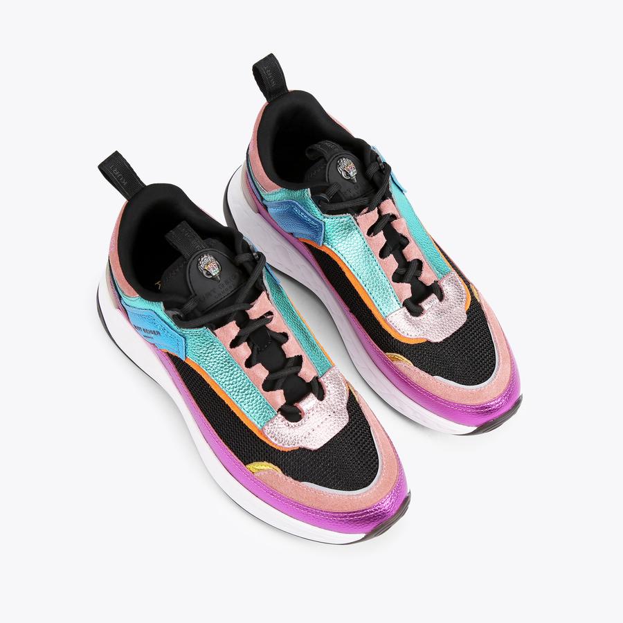 KENSINGTON SNEAKER Multi-Colour Lace Up Chunky Trainers by
