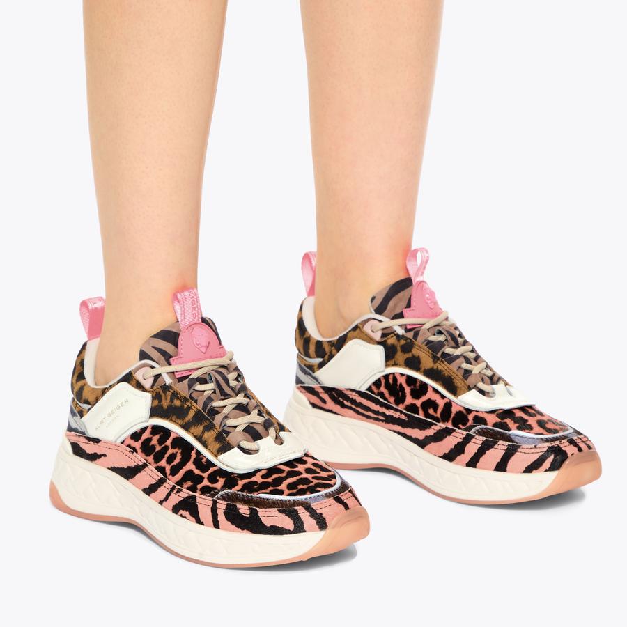 KENSINGTON SNEAKER Animal Print Lace Up sneaker by KURT