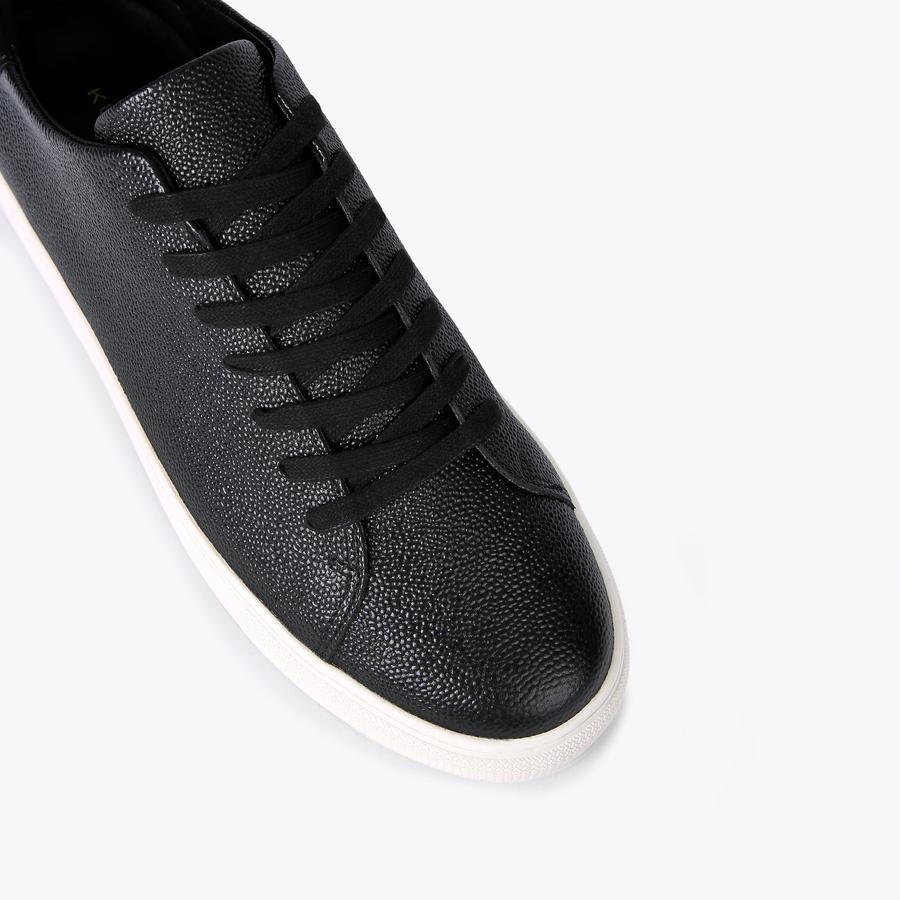 LENNON Black Leather Sneakers by KURT GEIGER LONDON