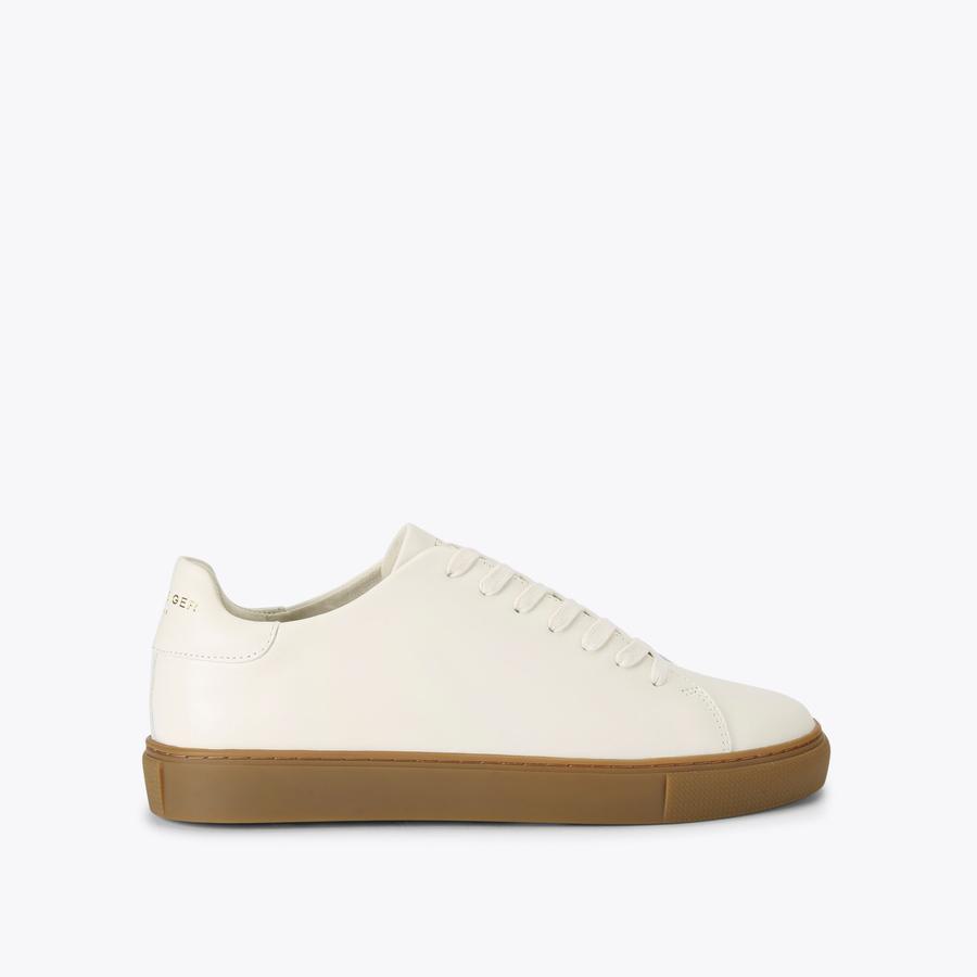 MINI LANE STRIPE Junior Kids Rainbow Stripe Leather Sneaker