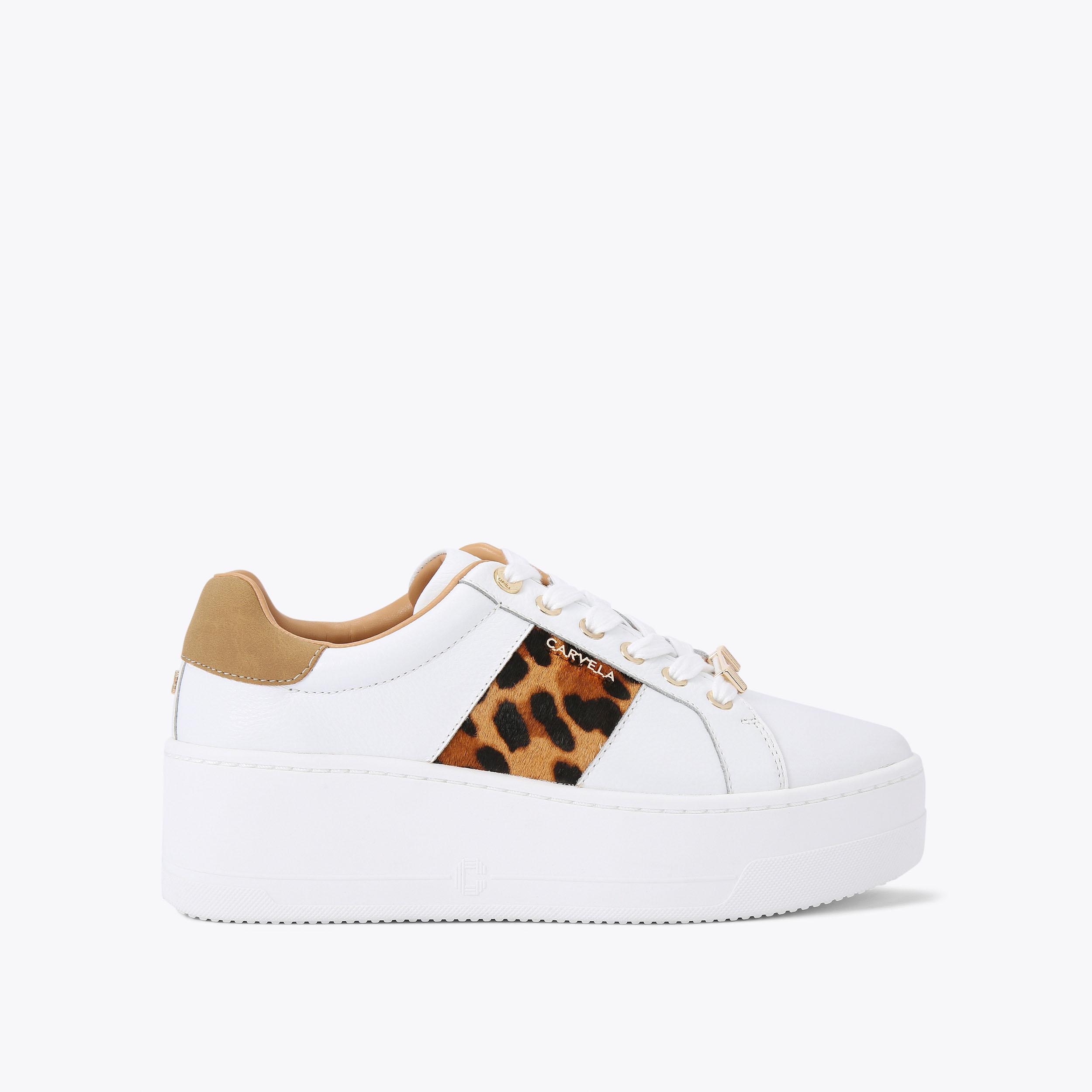 Carvela best sale white trainers