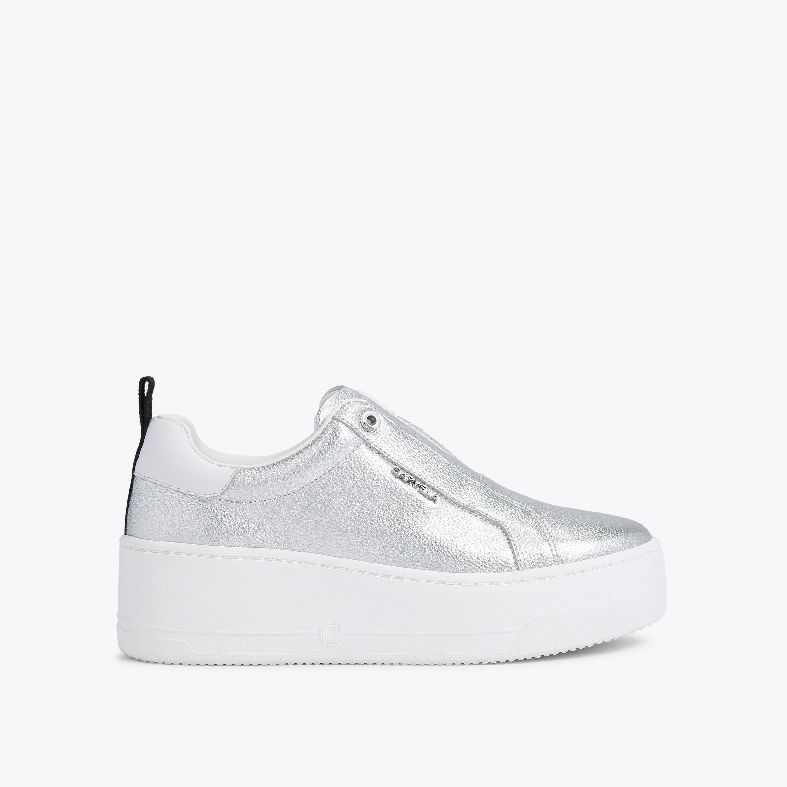 Carvela 2024 silver trainers