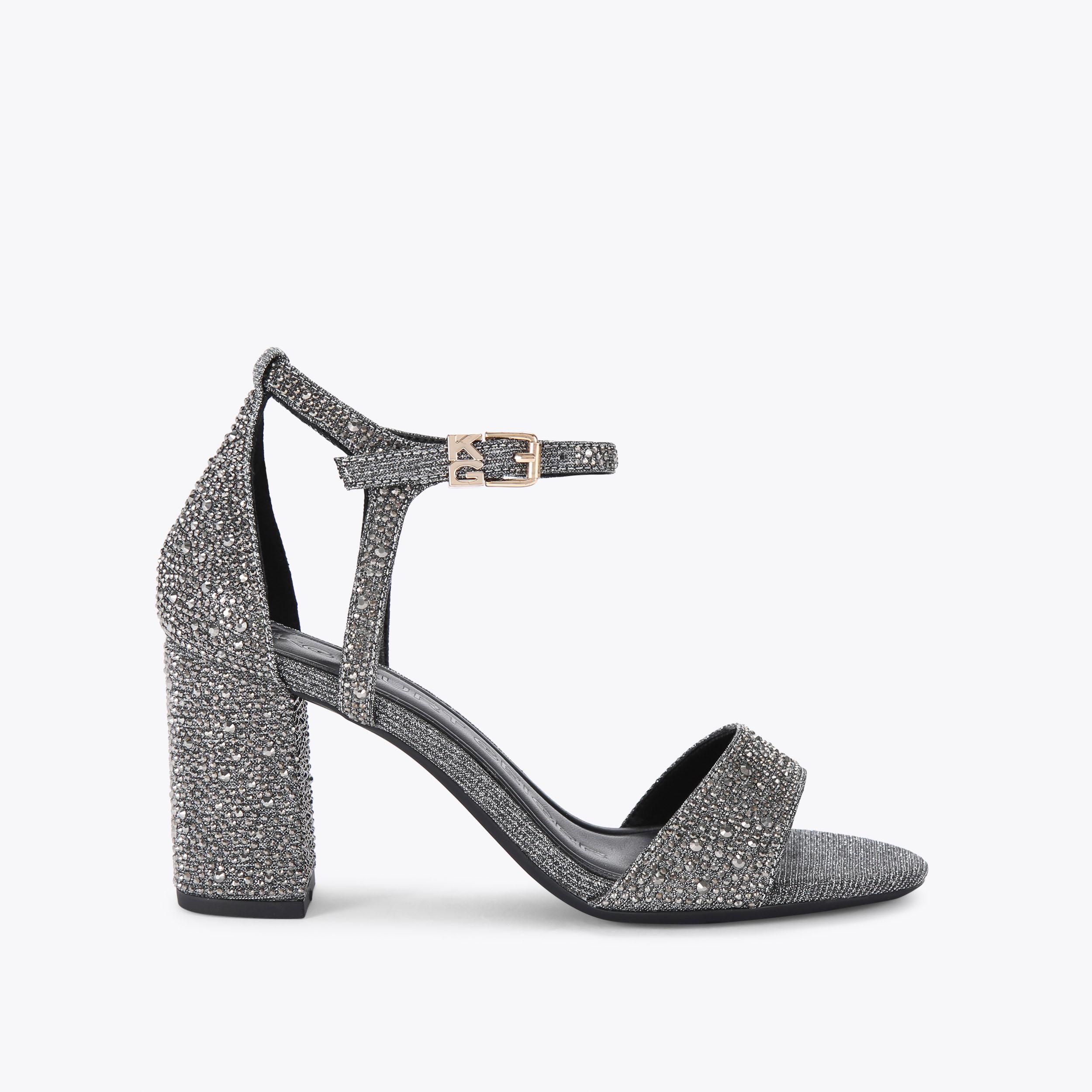 Bling block outlet heels