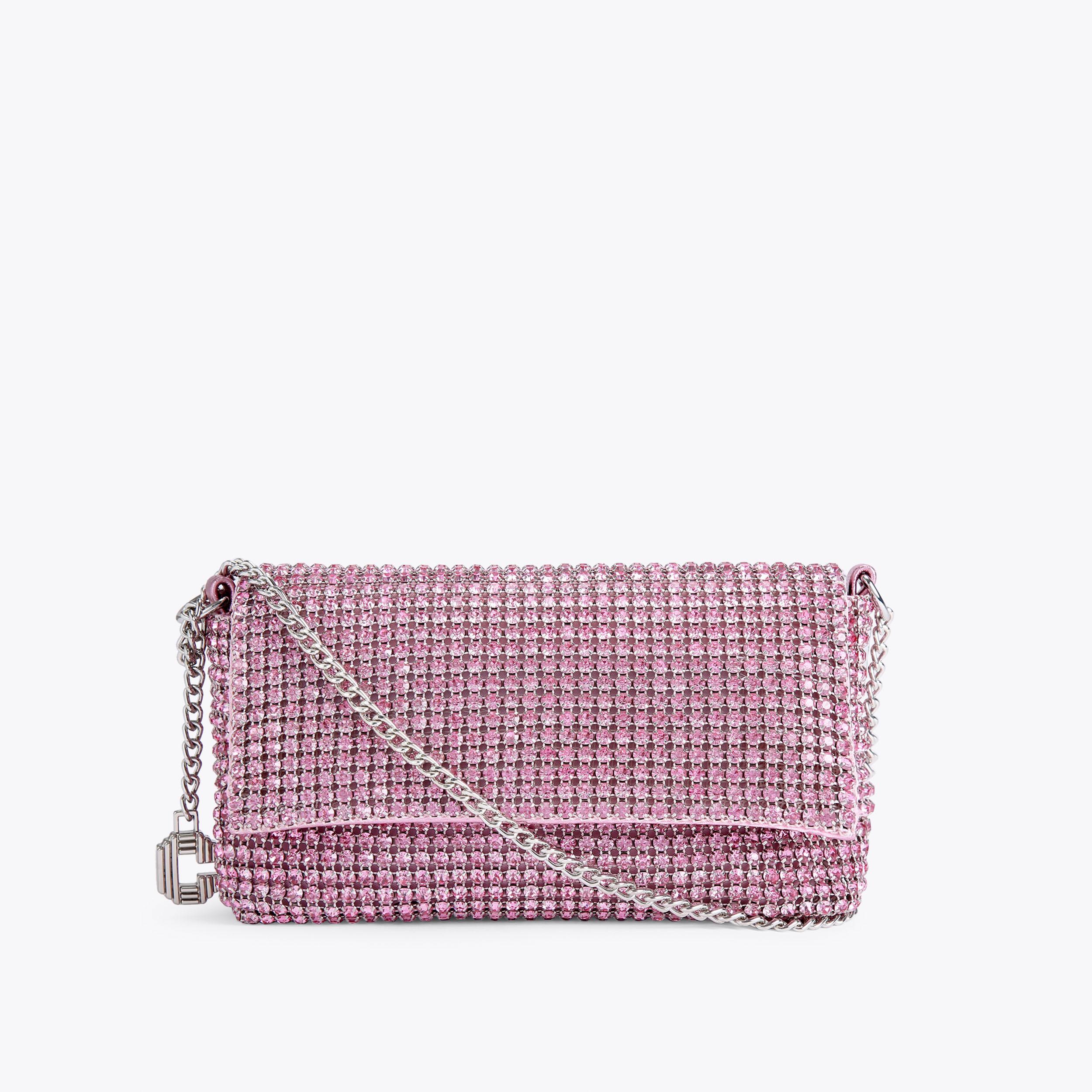【送料&関税込】ChloAC Light Pink Leather Marcie Clutch f38cdcf69dca84610c3103db6f4715