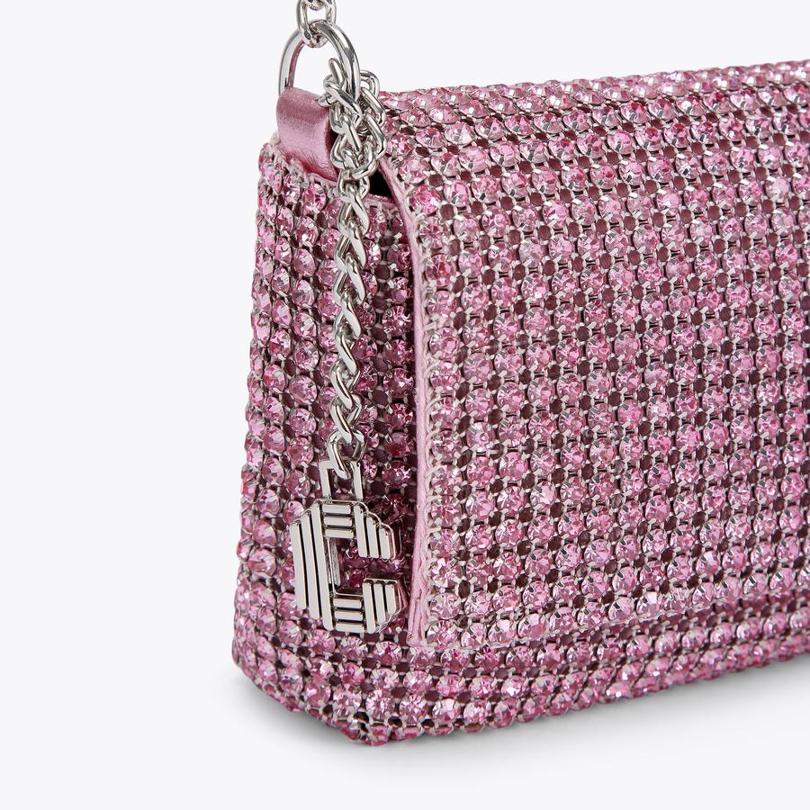 SHINEBRIGHT Pink Clutch Bag by CARVELA