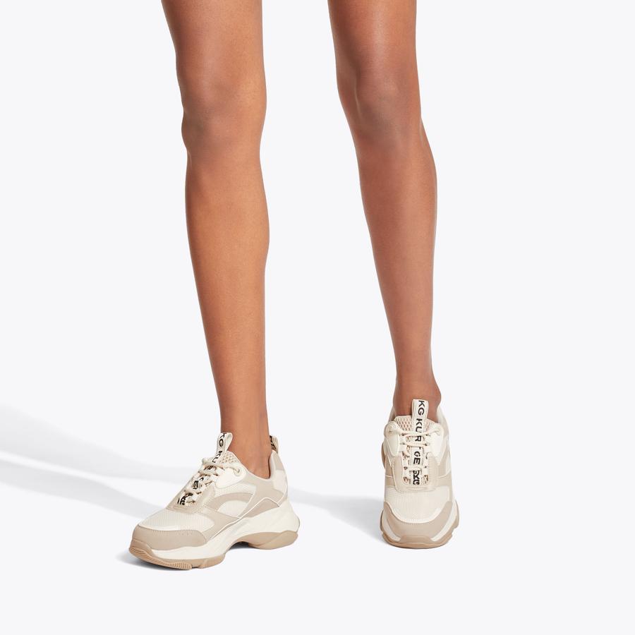 ・・LIEBE・・ LILA LACE UP Bone Lace Up Trainer by KG KURT GEIGER