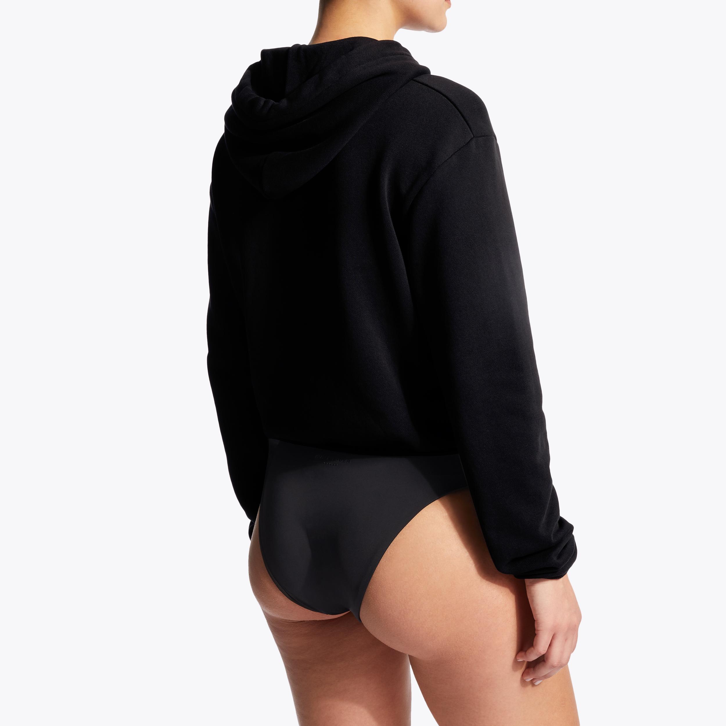 EYE SHORT HOODIE Black Hooded Jacket by KURT GEIGER LONDON EYE SHORT HOODIE Black Hooded Jacket by KURT GEIGER LONDON