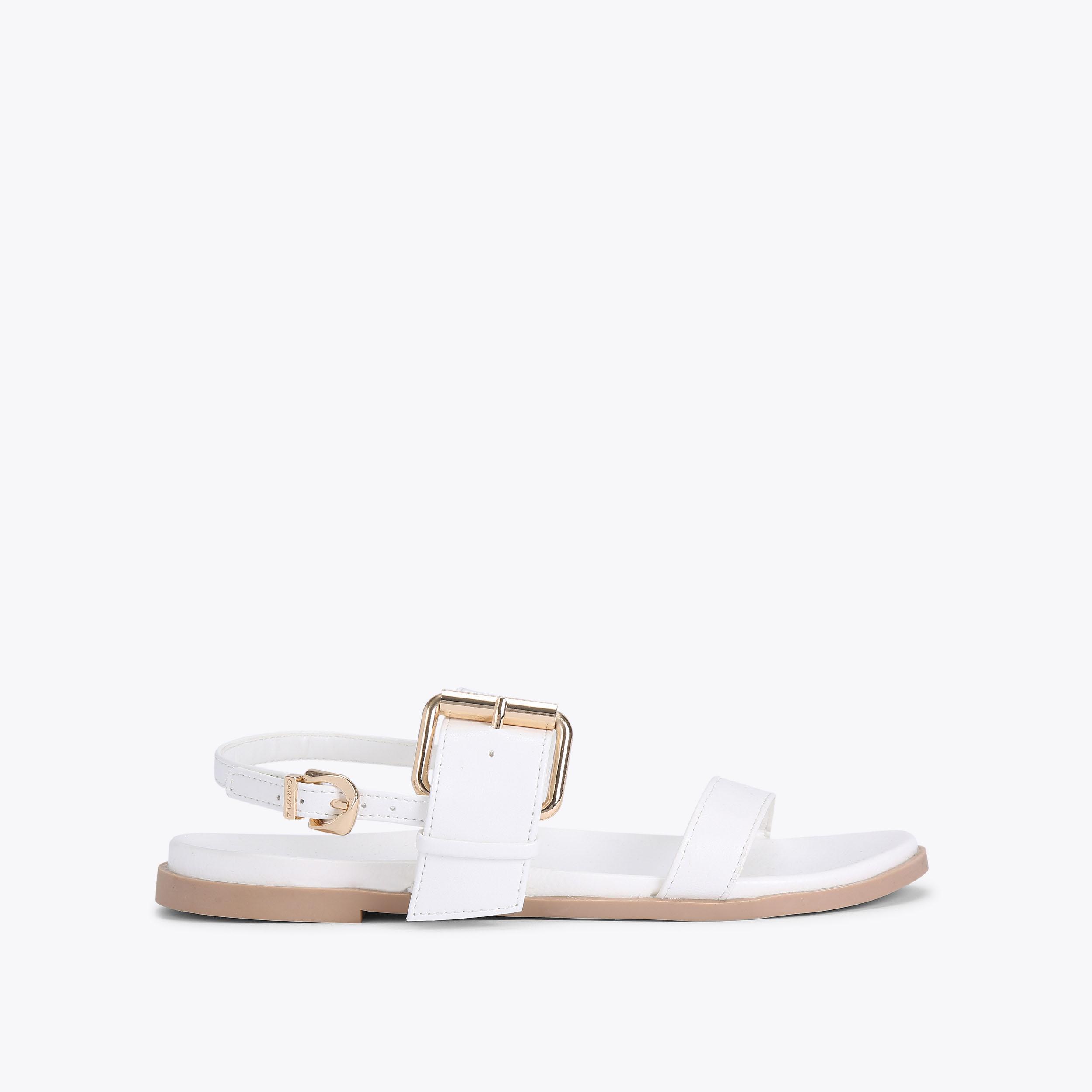 Carvela store white sandals