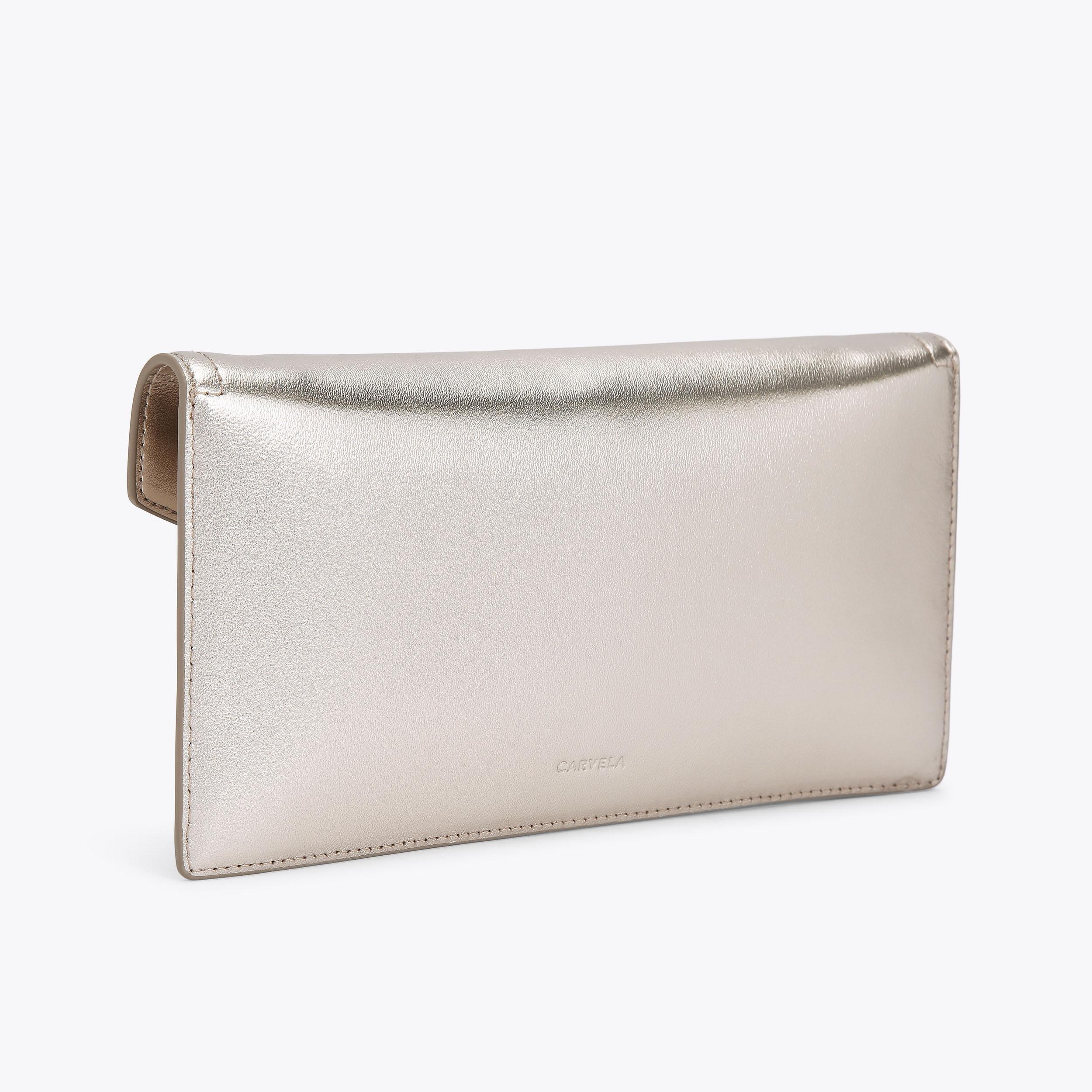 Kurt geiger silver clutch bag hotsell