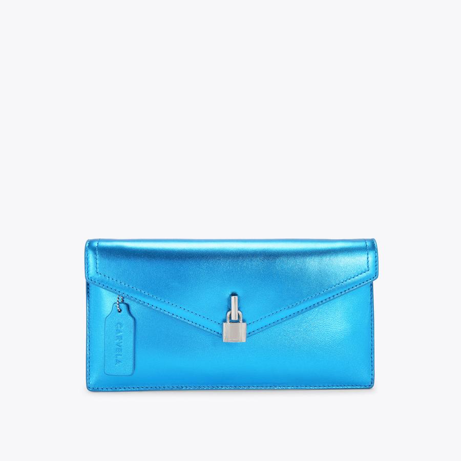 VANITY Blue Clutch Bag by CARVELA