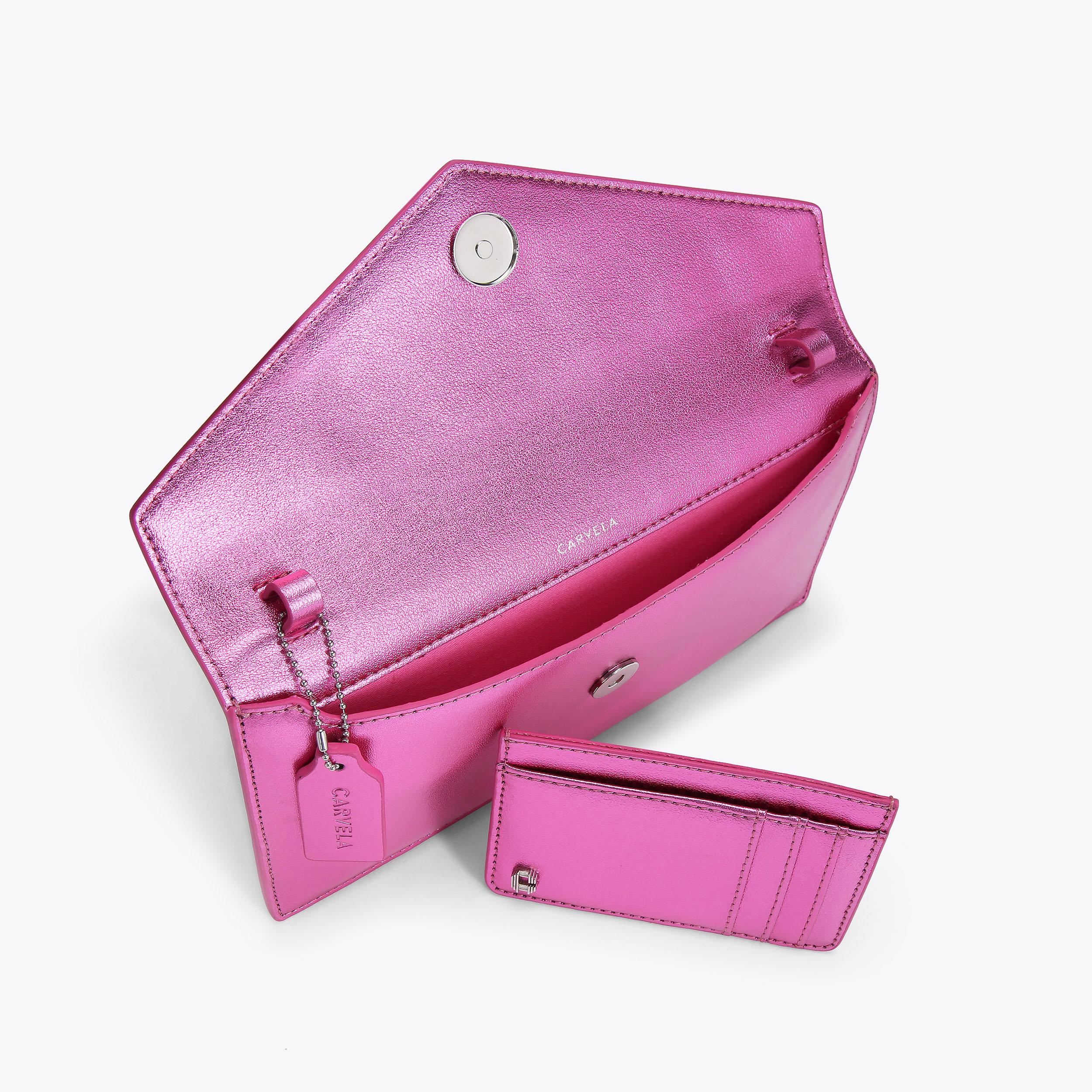 VANITY Pink Clutch Bag by CARVELA