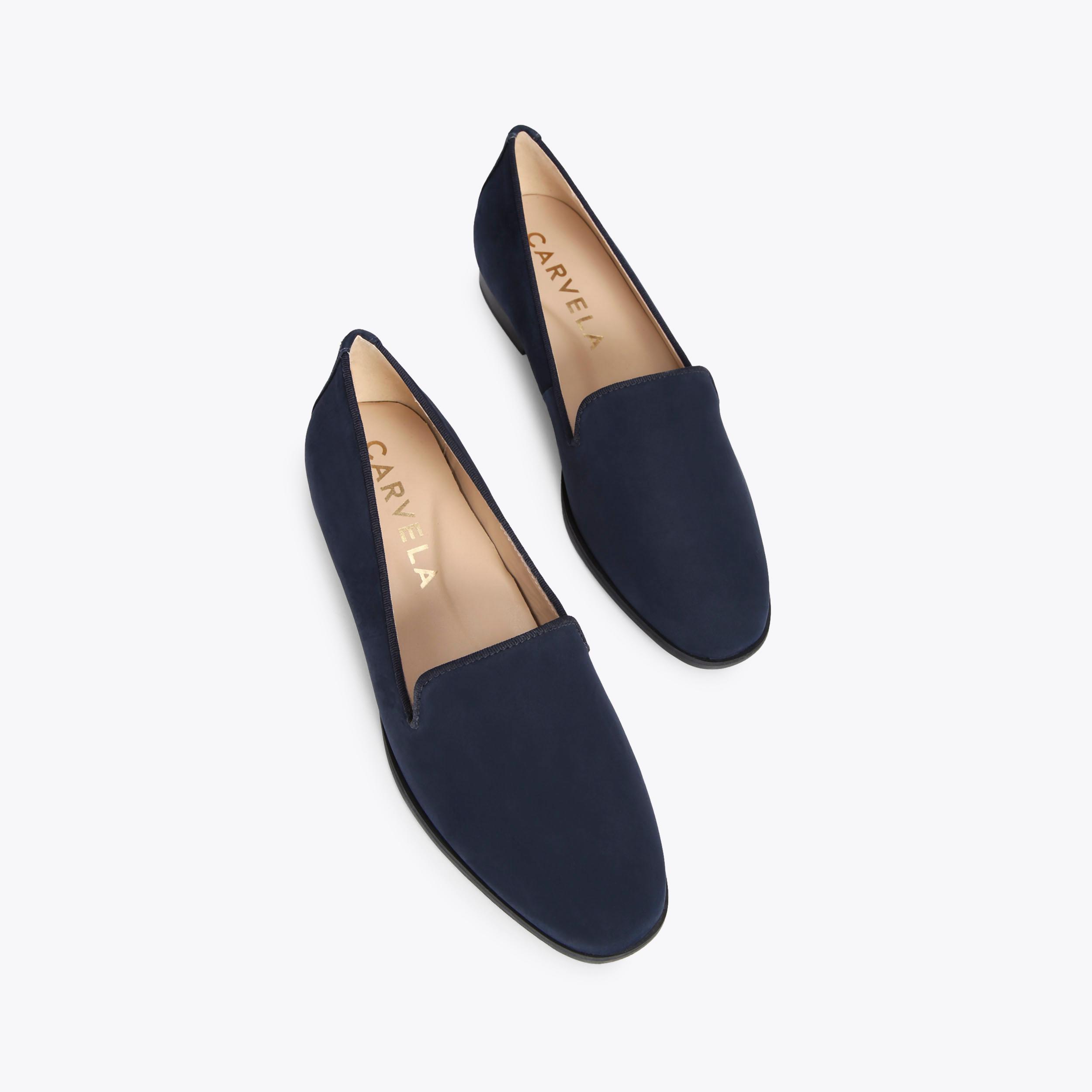 Carvela store navy shoes